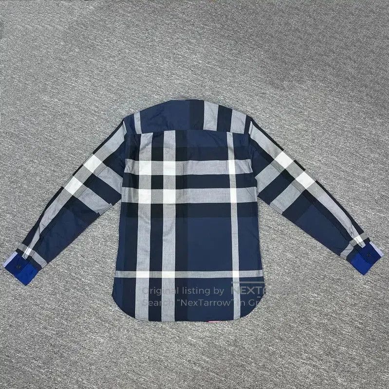 Burberry Burberry Red Cotton Check Long Sleeve Shirt. Size US S / EU 44-46 / 1 - 2 Thumbnail
