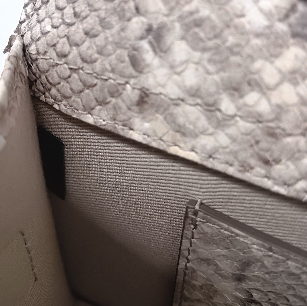 Jacquemus Jacquemus Le Grand Bambino Snake-Embossed Crossbody Bag Size ONE SIZE - 11 Thumbnail