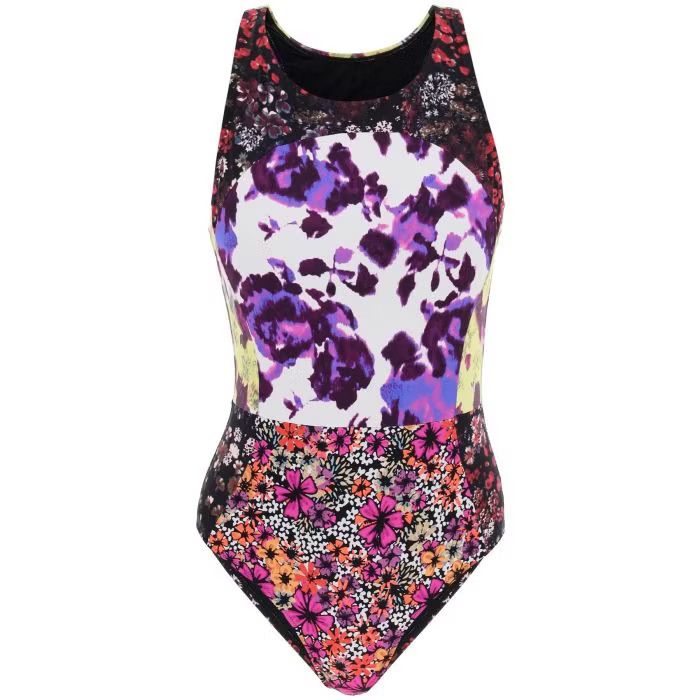 image of Dries Van Noten O1S22I1N0524 Floral Print Swimsuit In Multicolor, Women's (Size Small)