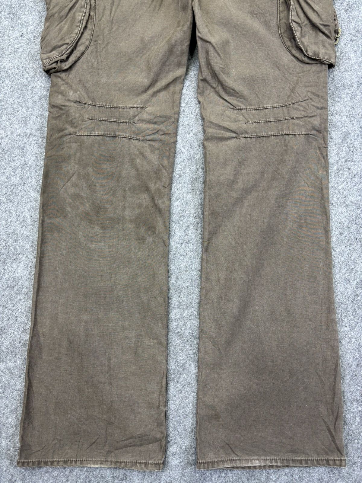 Japanese Brand 💥Flare Cargo💥Oil Cake Hybrid Cargo Pant F900 Size US 31 - 10 Thumbnail