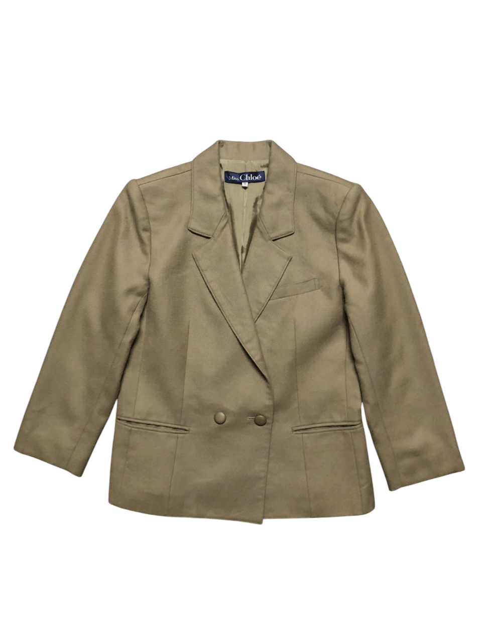 Chloe Miss Chloe Double Breasted Wool Coat Jacket Size XS / US 0-2 / IT 36-38 - 1 Thumbnail