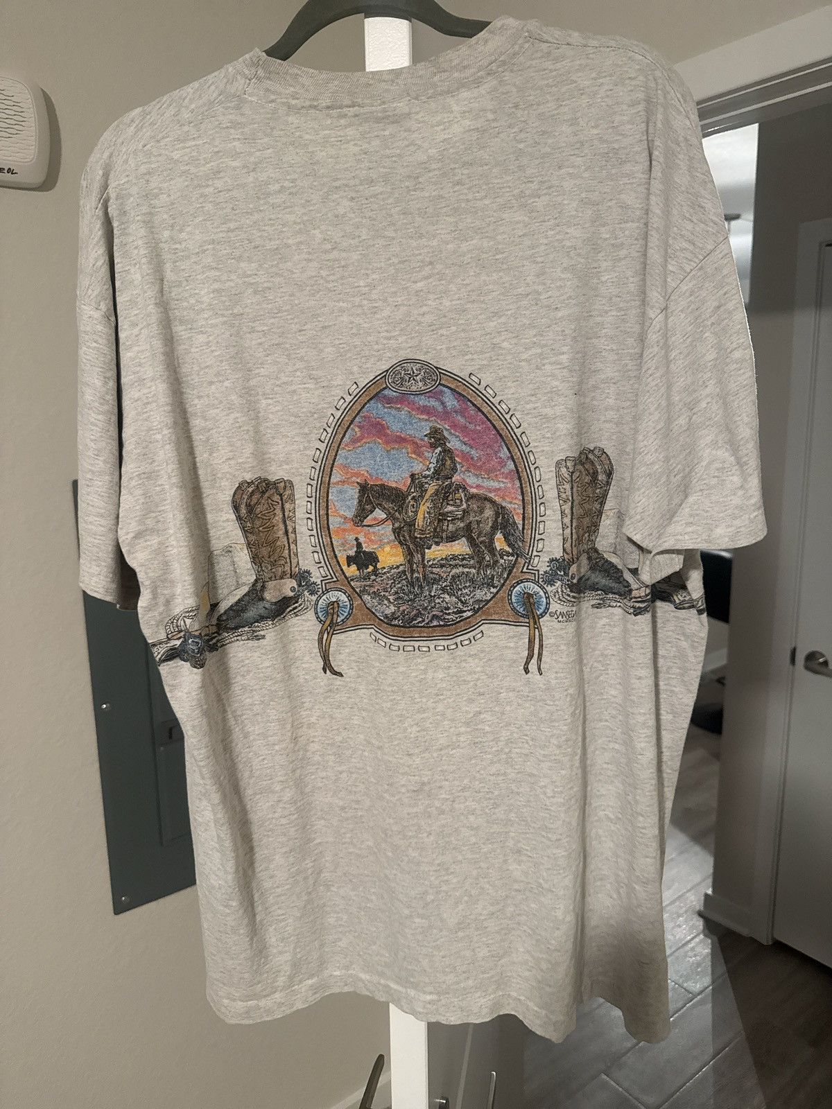 Anvil South dakota cowboy vintage tee Size US XXL / EU 58 / 5 - 2 Thumbnail