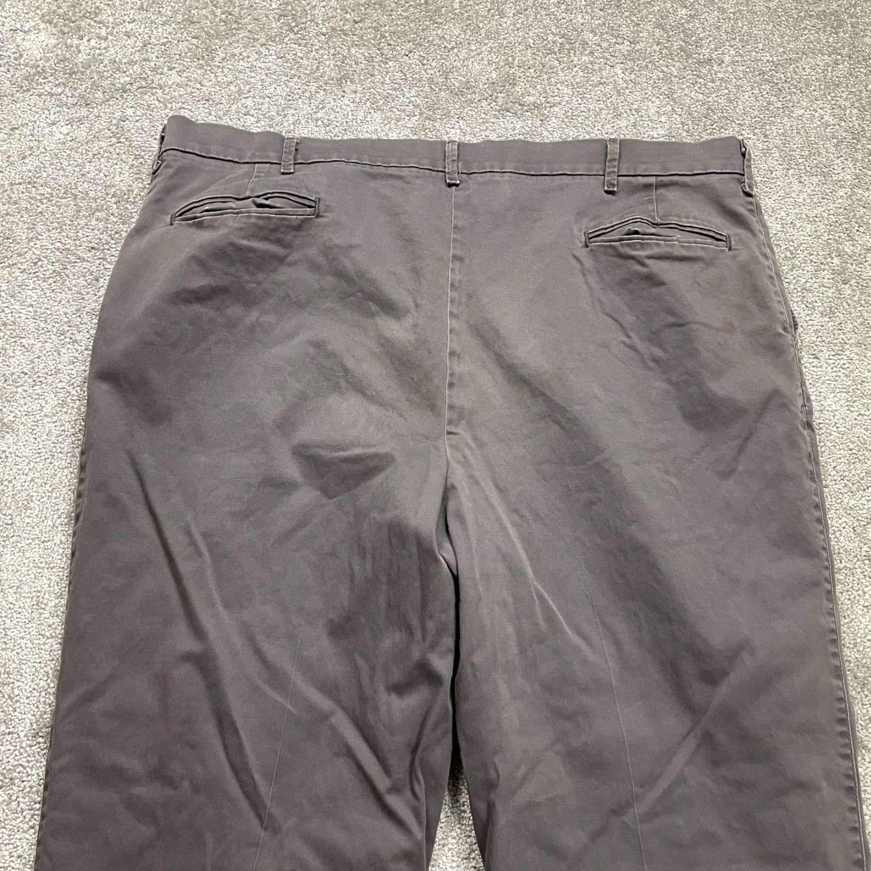 Wrangler Wrangler Relaxed Fit Chino Pants 45x29 Brown Flat Front Straight Leg Casual Mens Size US 44 / EU 60 - 3 Thumbnail