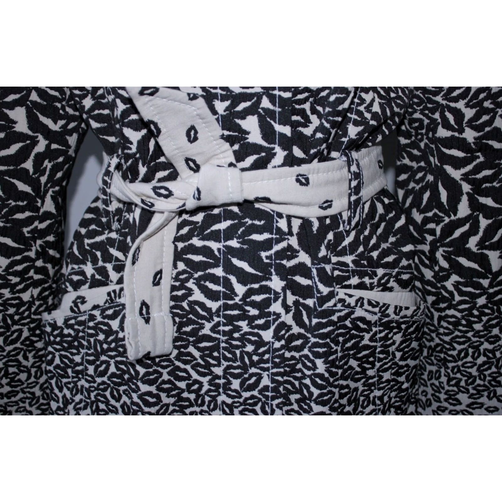 Desigual Desigual white black jacket coat Size 44 Womens Size M / US 6-8 / IT 42-44 - 3 Thumbnail