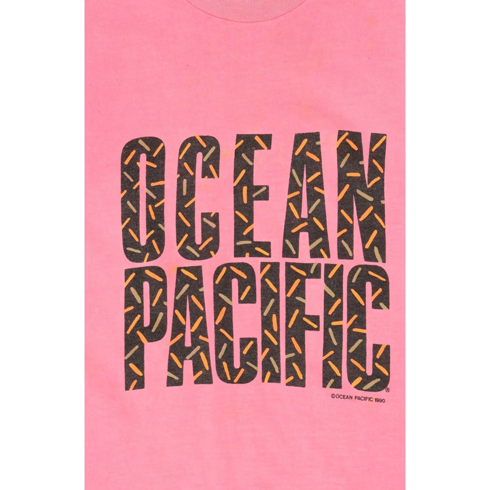 Ocean Pacific VINTAGE Ocean Pacific T-Shirt Unisex Adults Large Pink 1990s Short Sleeve Size US L / EU 52-54 / 3 - 2 Thumbnail