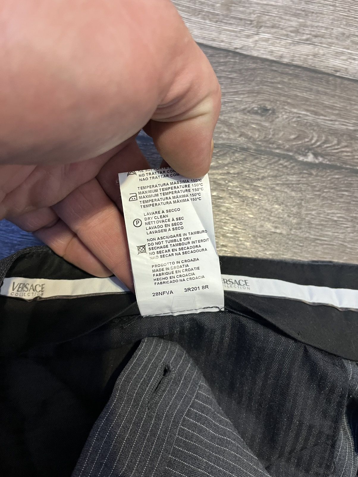 Versace Versace Collection Wool Grey Suit Set Blazer Trousers Size50 Size 42R - 20 Thumbnail