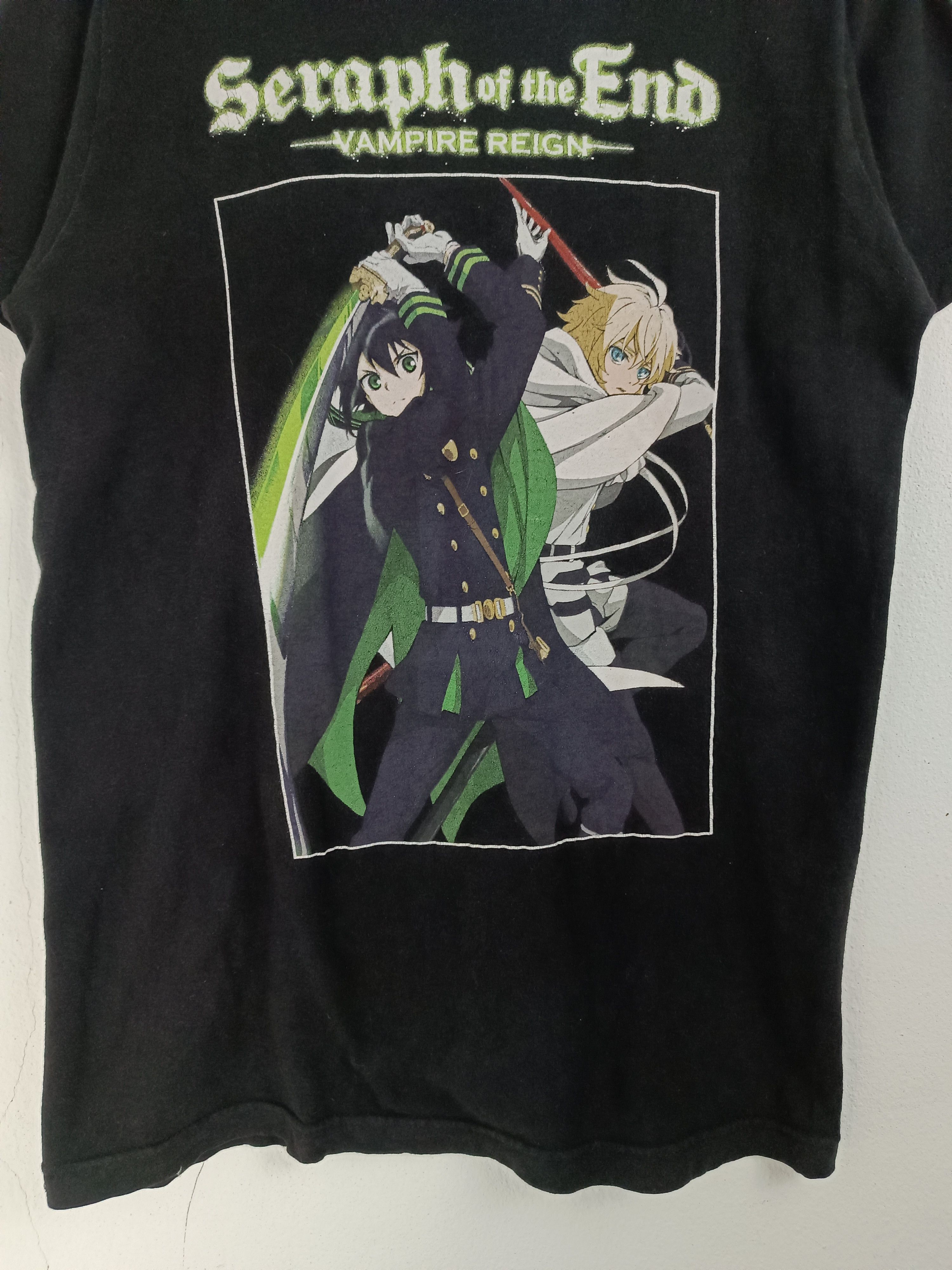 Anime VINTAGE SERAPH OF THE END VAMPIRE REIGN TEE EXORCIST BUNGO Size US S / EU 44-46 / 1 - 9 Thumbnail