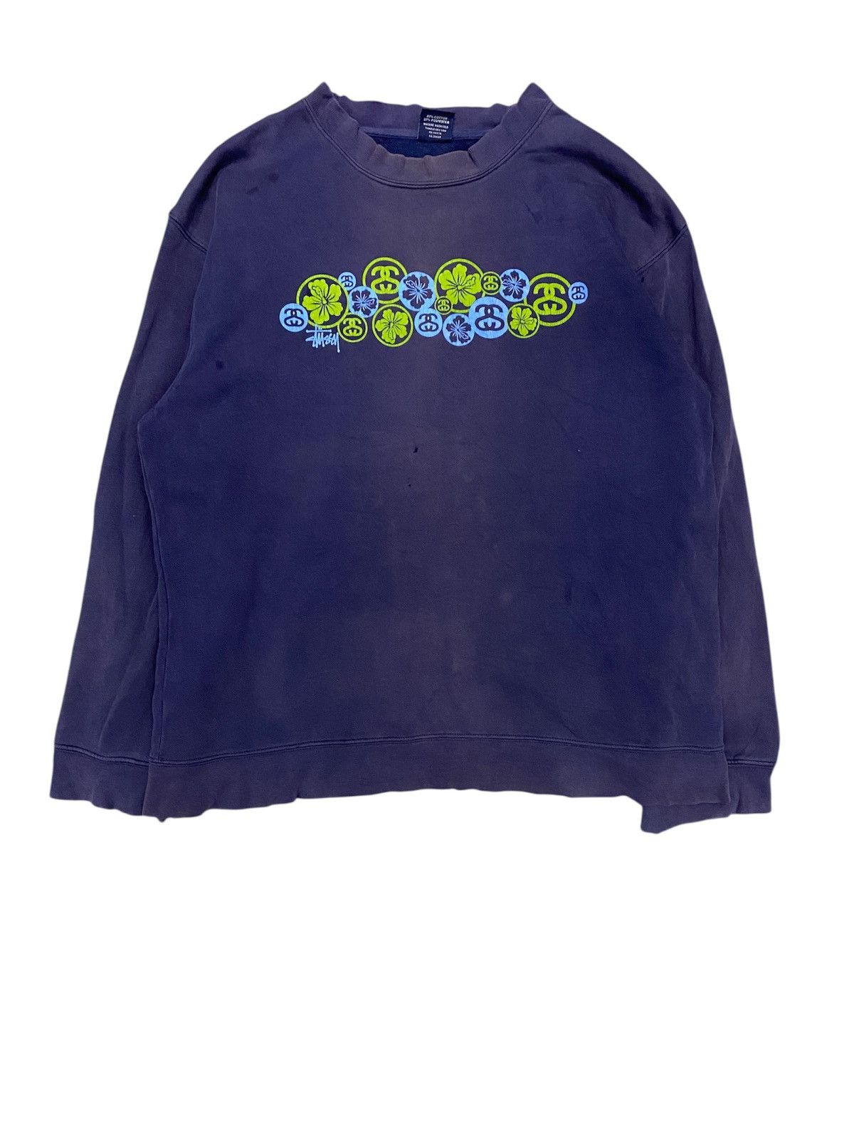 Stussy 1990s Stussy Floral Sick distressed Size US L / EU 52-54 / 3 - 1 Thumbnail
