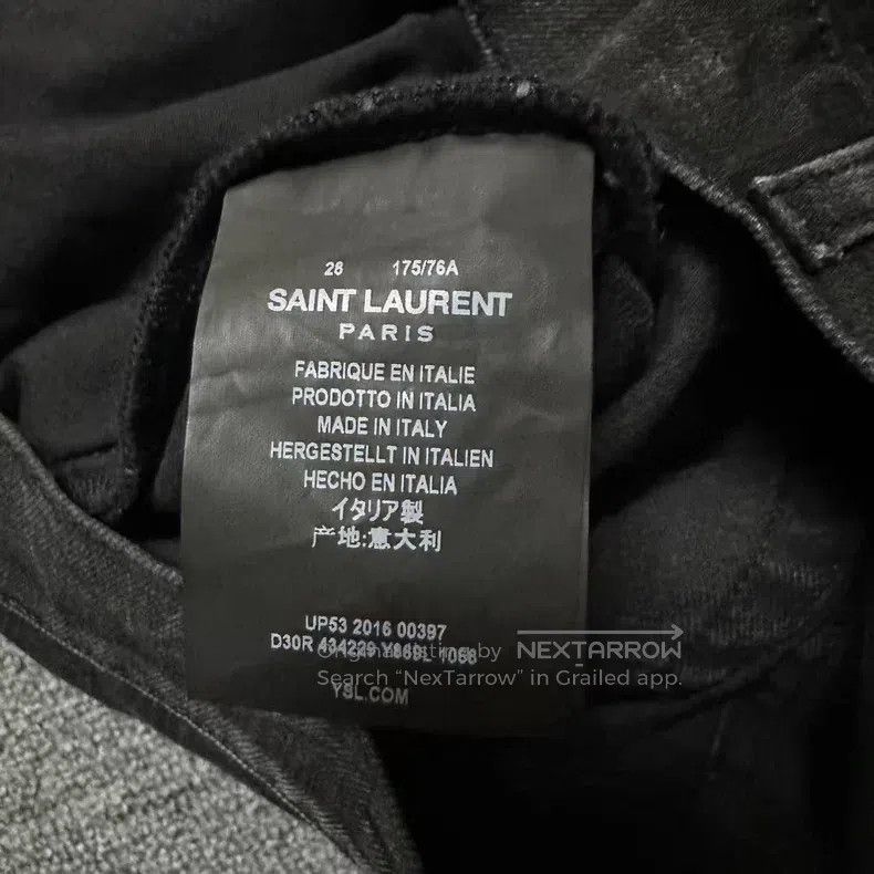 Saint Laurent Paris Saint Laurent Paris Jeans Size US 28 / EU 44 - 4 Thumbnail
