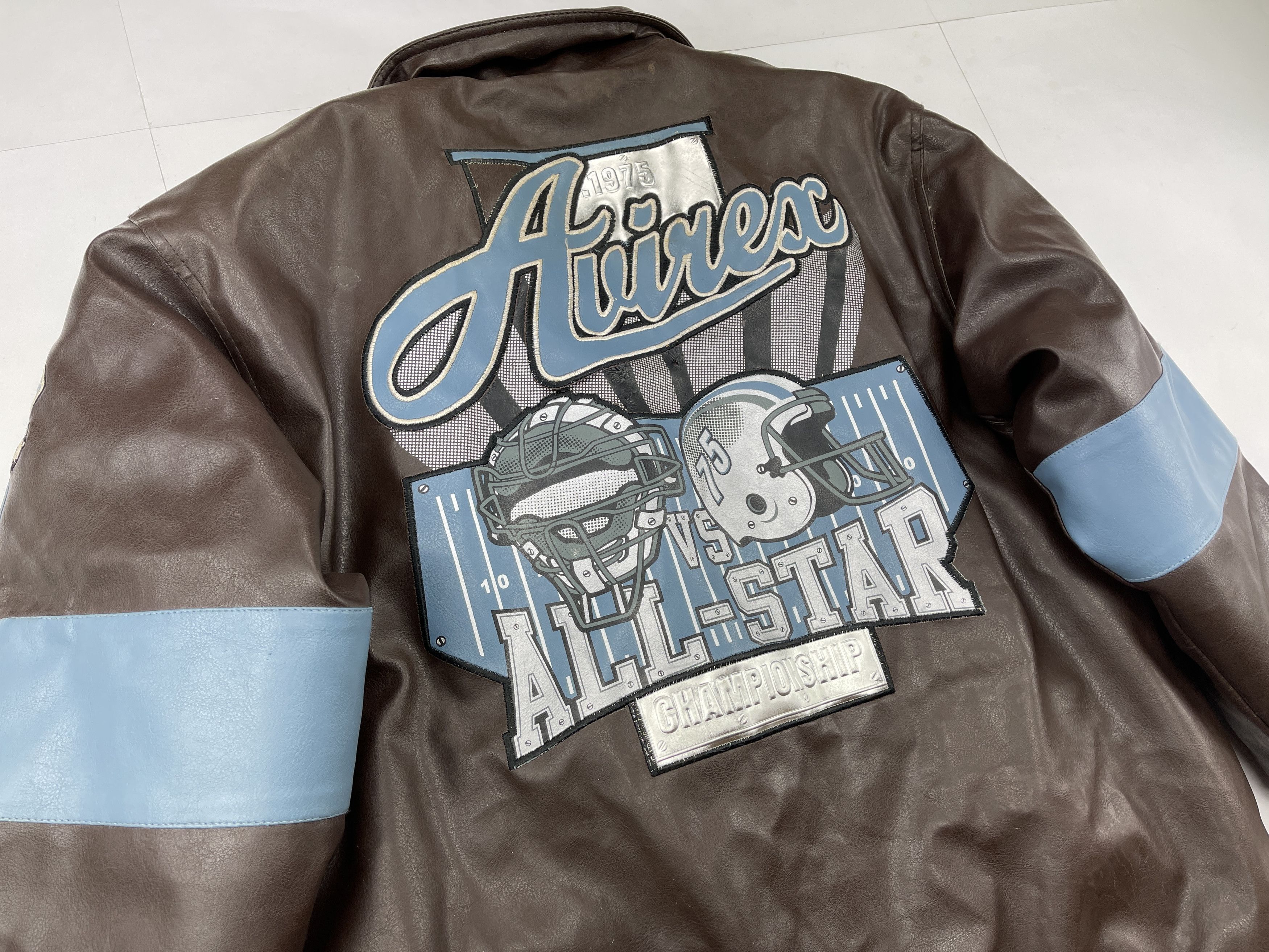 Avirex AVIREX faux leather jacket, vintage, 90s hip hop 1990s M Size US M / EU 48-50 / 2 - 5 Thumbnail