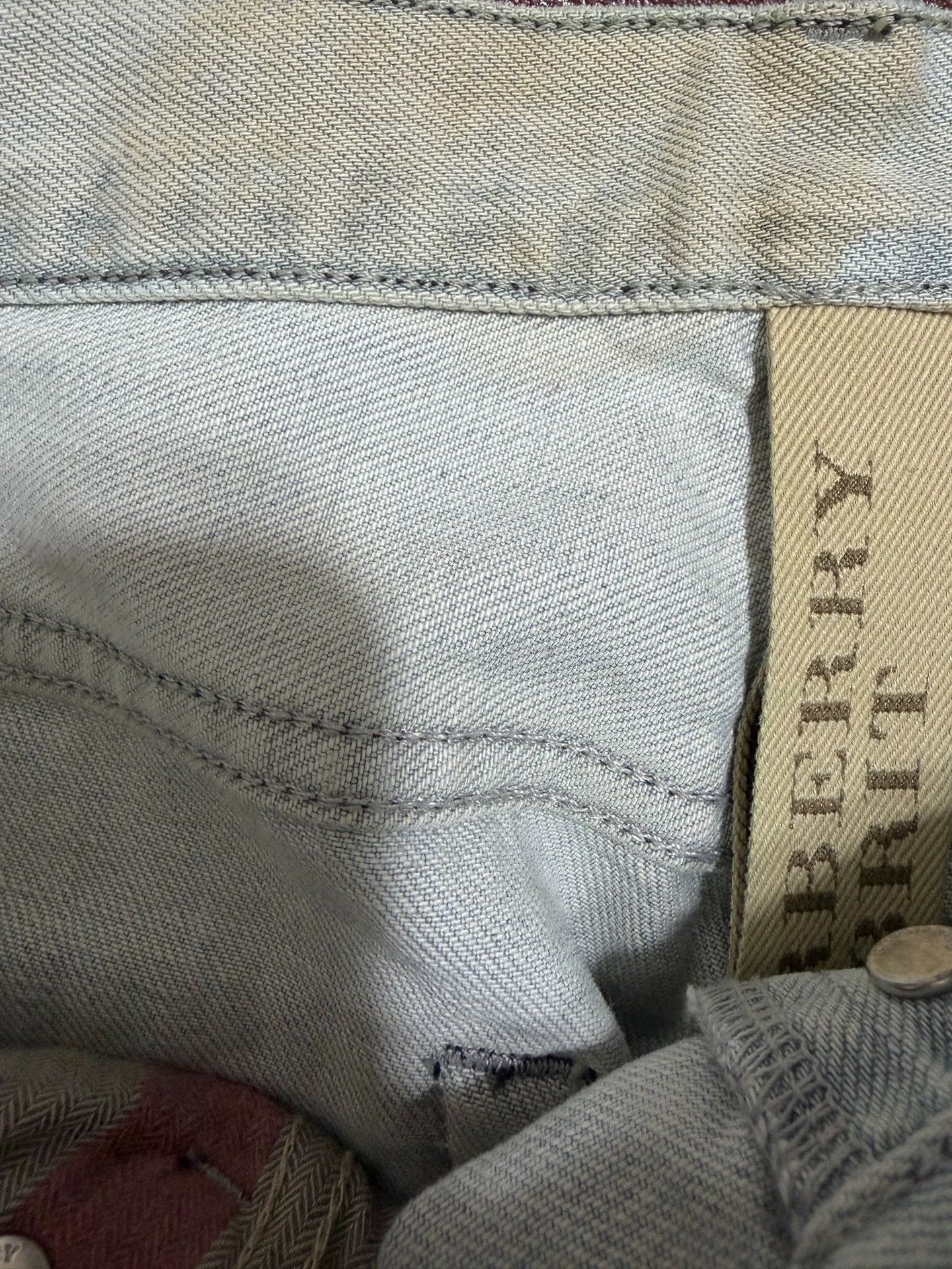 Burberry Green Denim Pants Size 32 Size US 26 / EU 42 - 9 Thumbnail