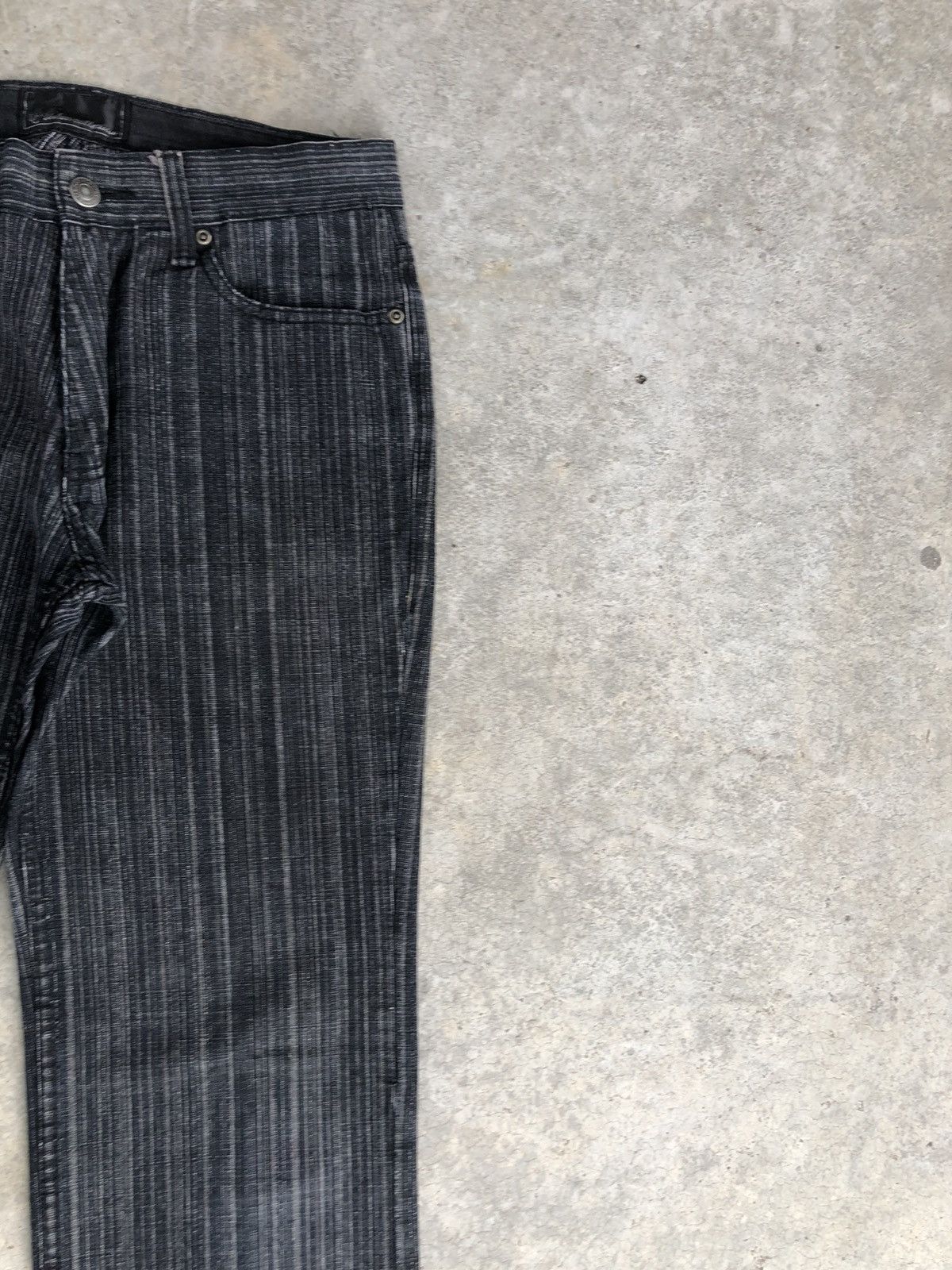 If Six Was Nine Japanese Urban Mini Flared Jeans Hickory Jeans Size US 29 - 5 Thumbnail