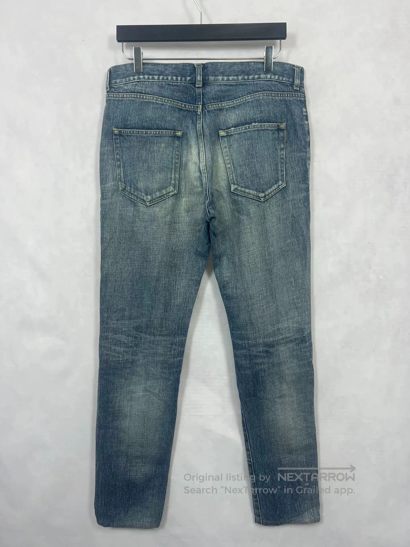 Saint Laurent Paris Saint Laurent Distressed Denim Jeans for Men. Size US 33 - 2 Thumbnail