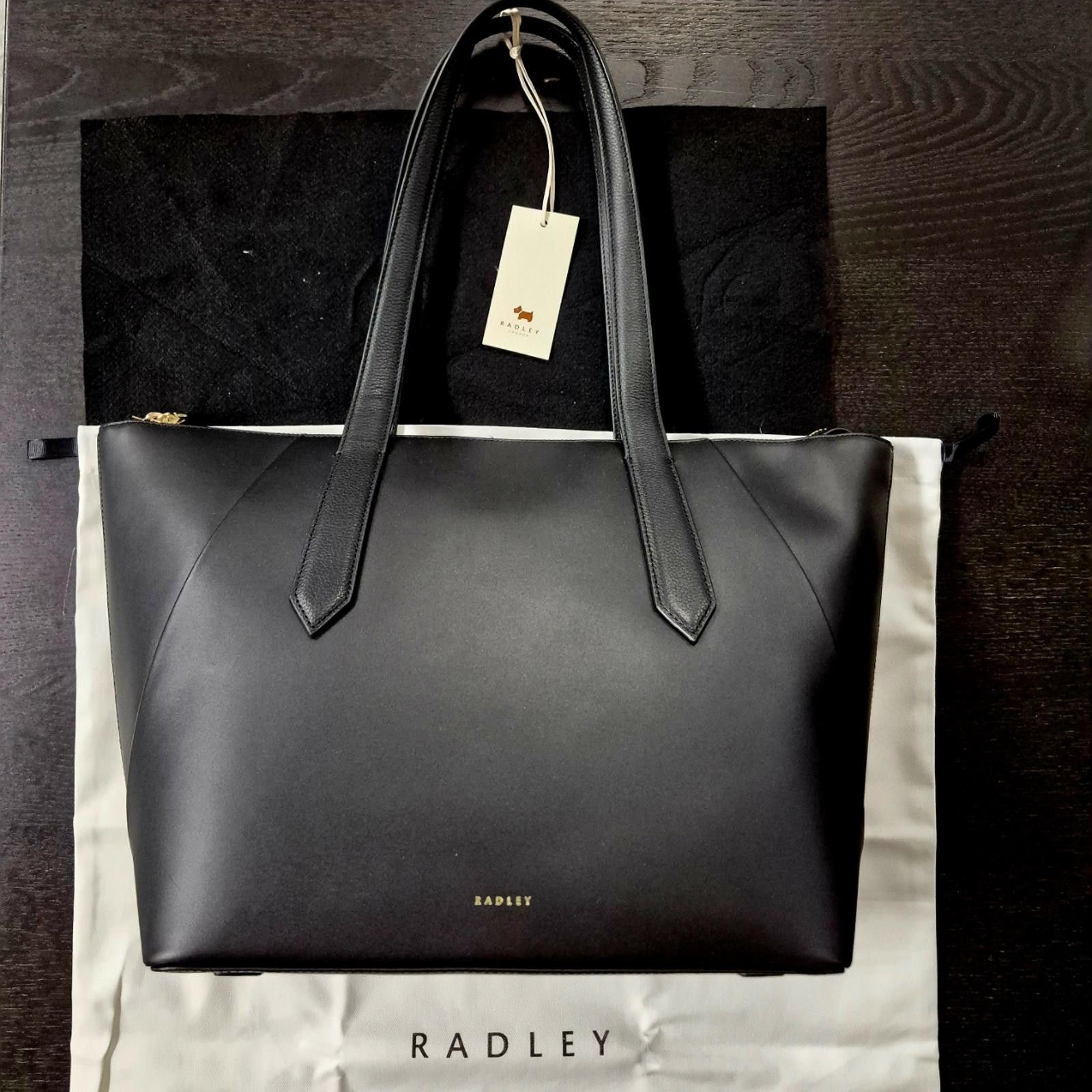 Other Radley London Bruton Street Large Zip-Top Leather Tote Size ONE SIZE - 3 Thumbnail