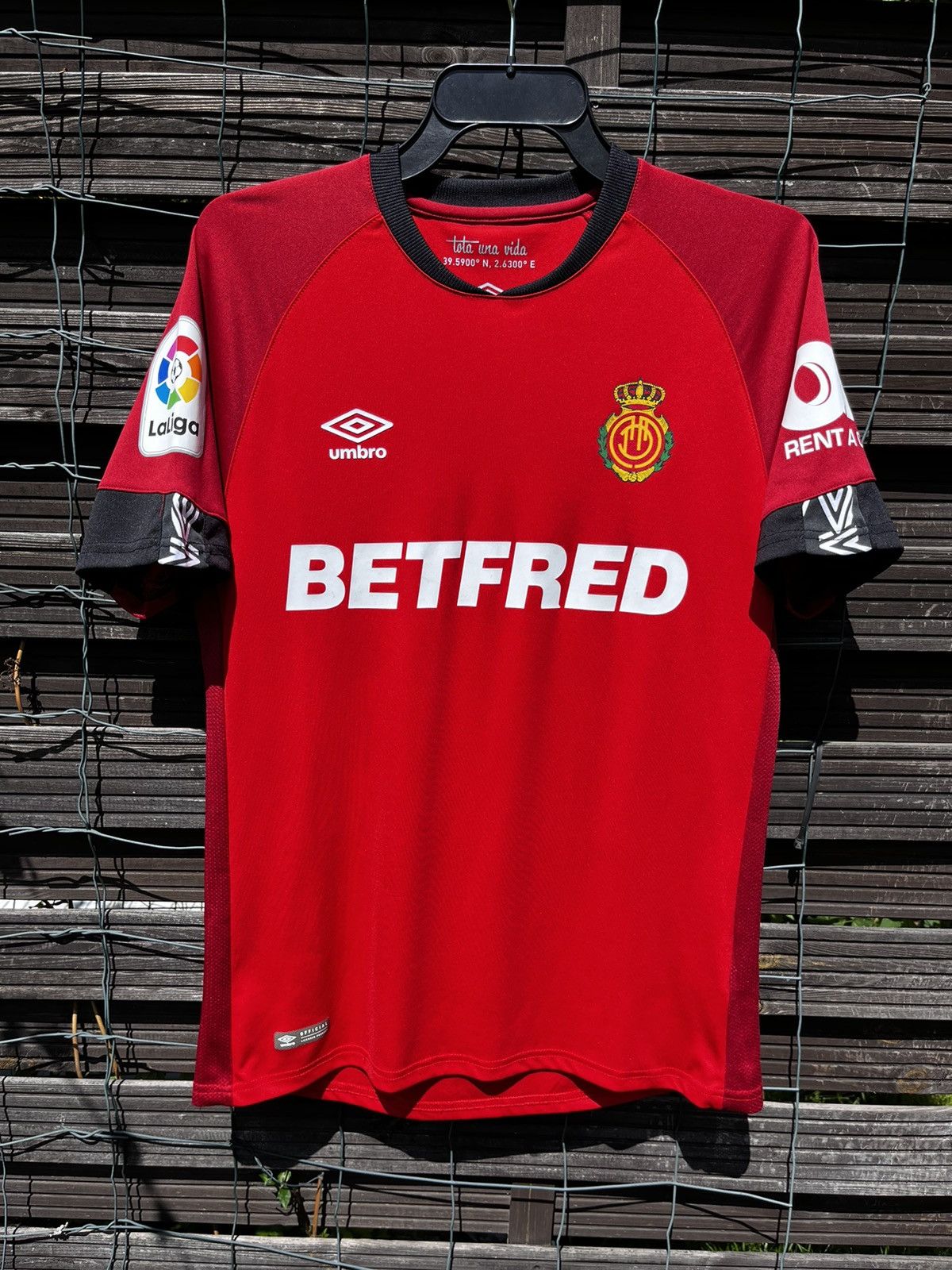Umbro 🔴 MALLORCA 2019-20 HOME KIT SOCCER JERSEY FOOTBALL T SHIRT Size US L / EU 52-54 / 3 - 2 Thumbnail