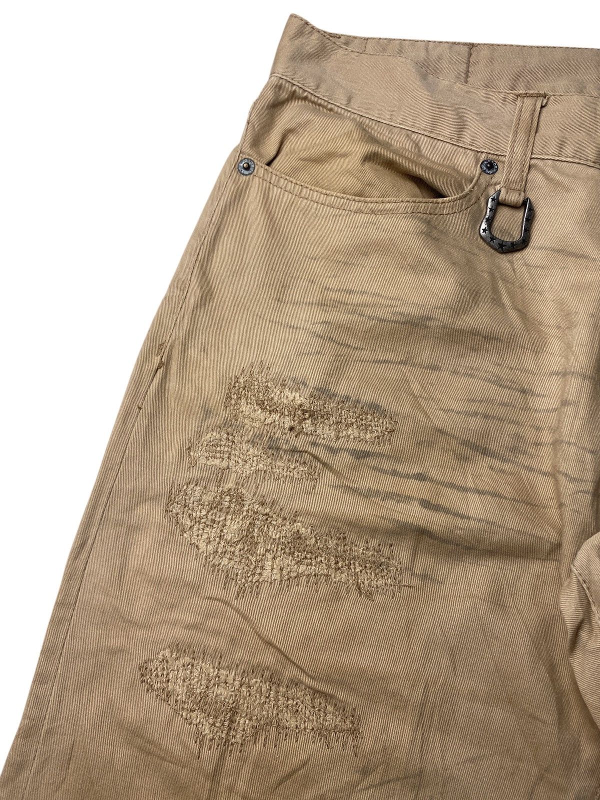 If Six Was Nine 2000's Jackrose Clawmark Boro Buckle Pants Size US 33 - 7 Thumbnail