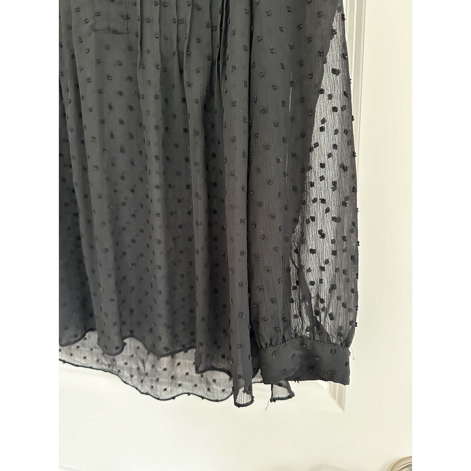 Other Max Studio Black Bohemian Blouse Women’s Size Small Size S / US 4 / IT 40 - 3 Thumbnail