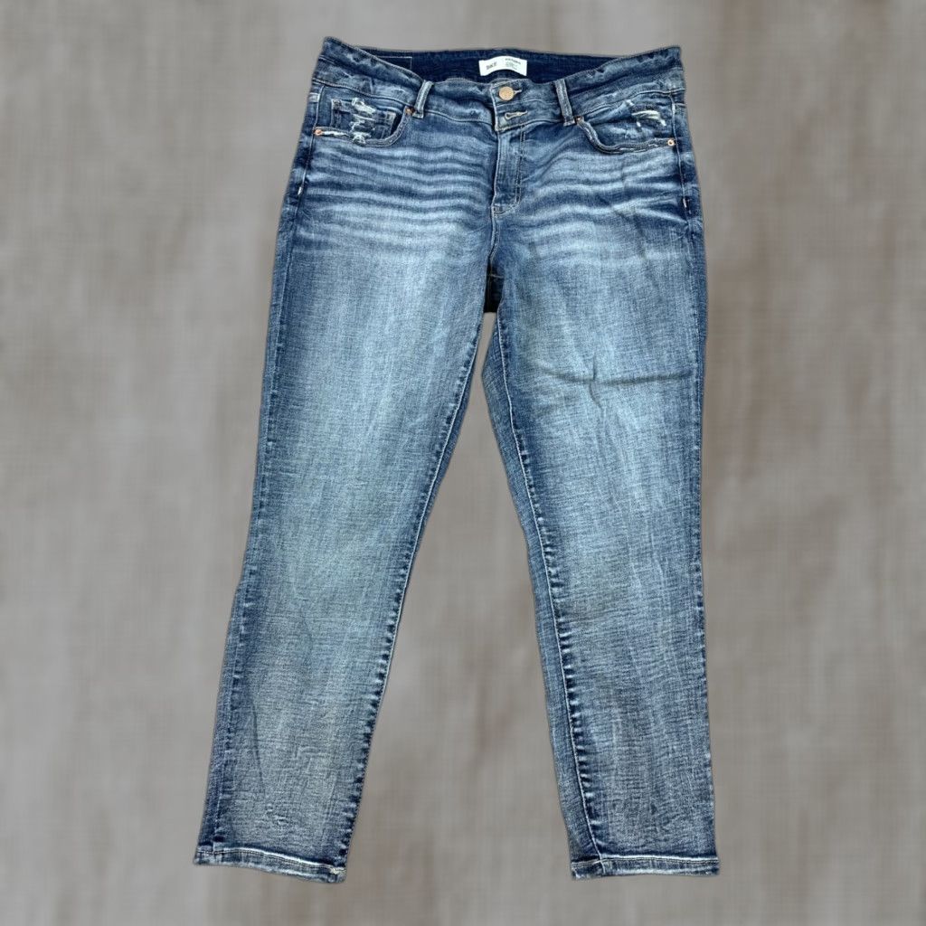 BKE Victoria Jeans Womens 34 Blue Ankle Skinny Superior Stretch Mid Rise