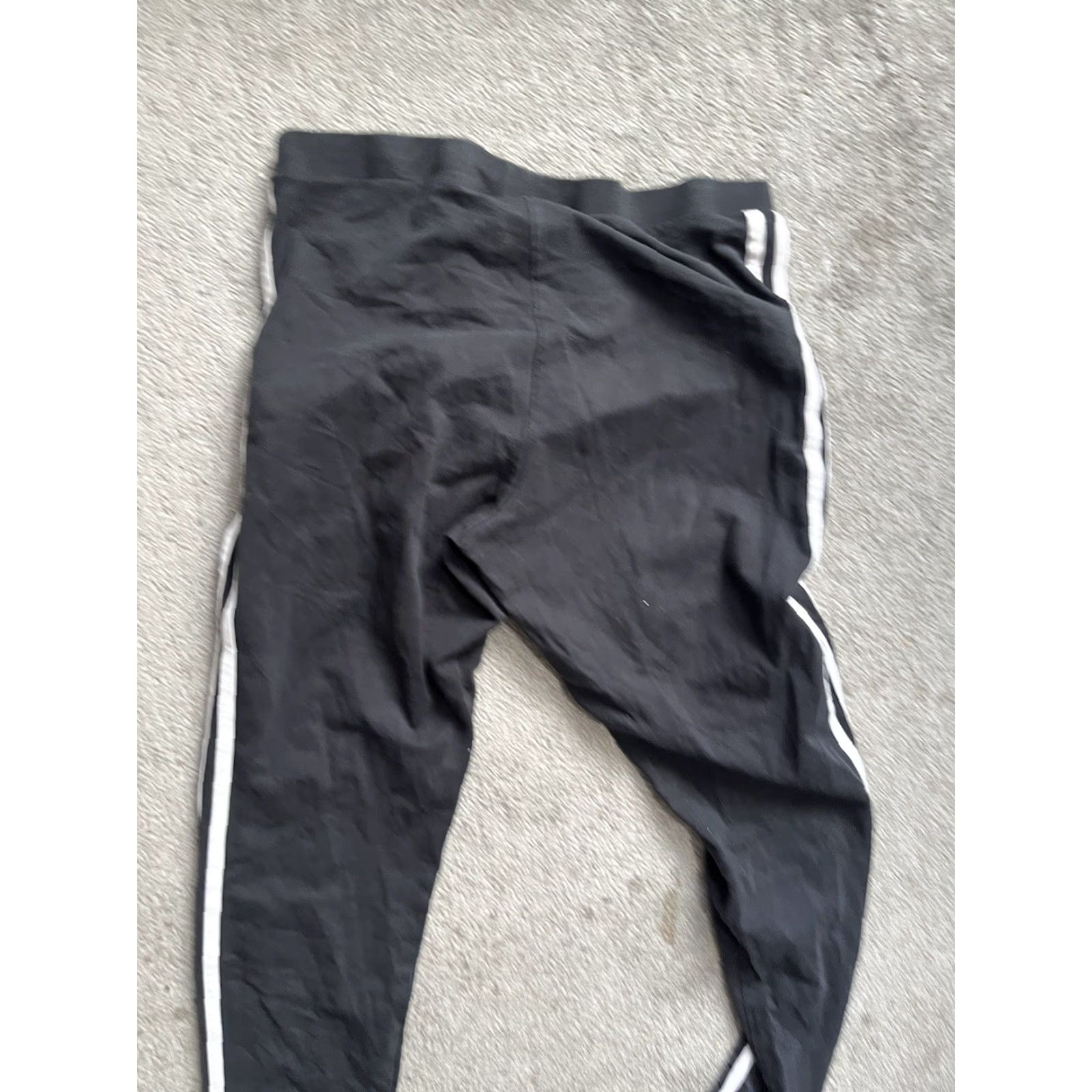 Adidas Adidas Pants Womens M Black Compression Athletic Leggings Running 26X26 Everyday Sports Size 32" / US 10 / IT 46 - 4 Thumbnail