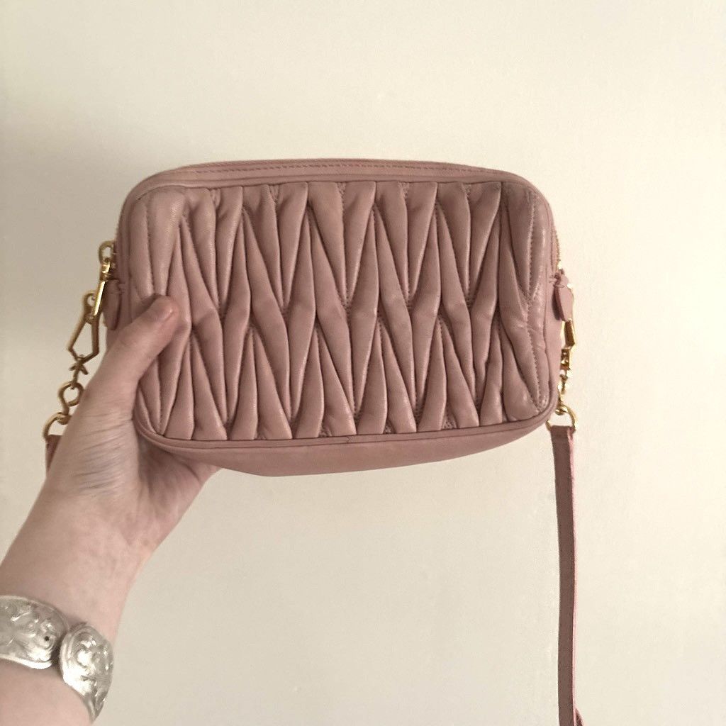 Miu Miu miu miu napa leather matelassé camera bag Size ONE SIZE - 3 Thumbnail
