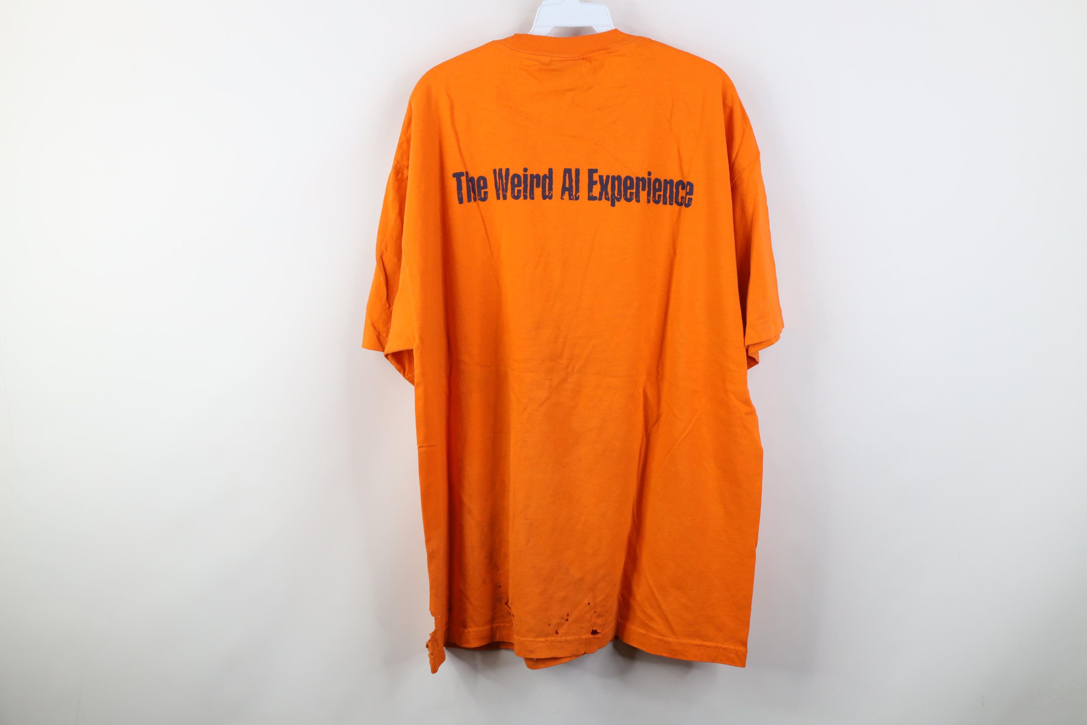 Vintage Vintage 90s Y2K The Weird Al Experience Al Yankovic T-Shirt Size US XL / EU 56 / 4 - 12 Thumbnail
