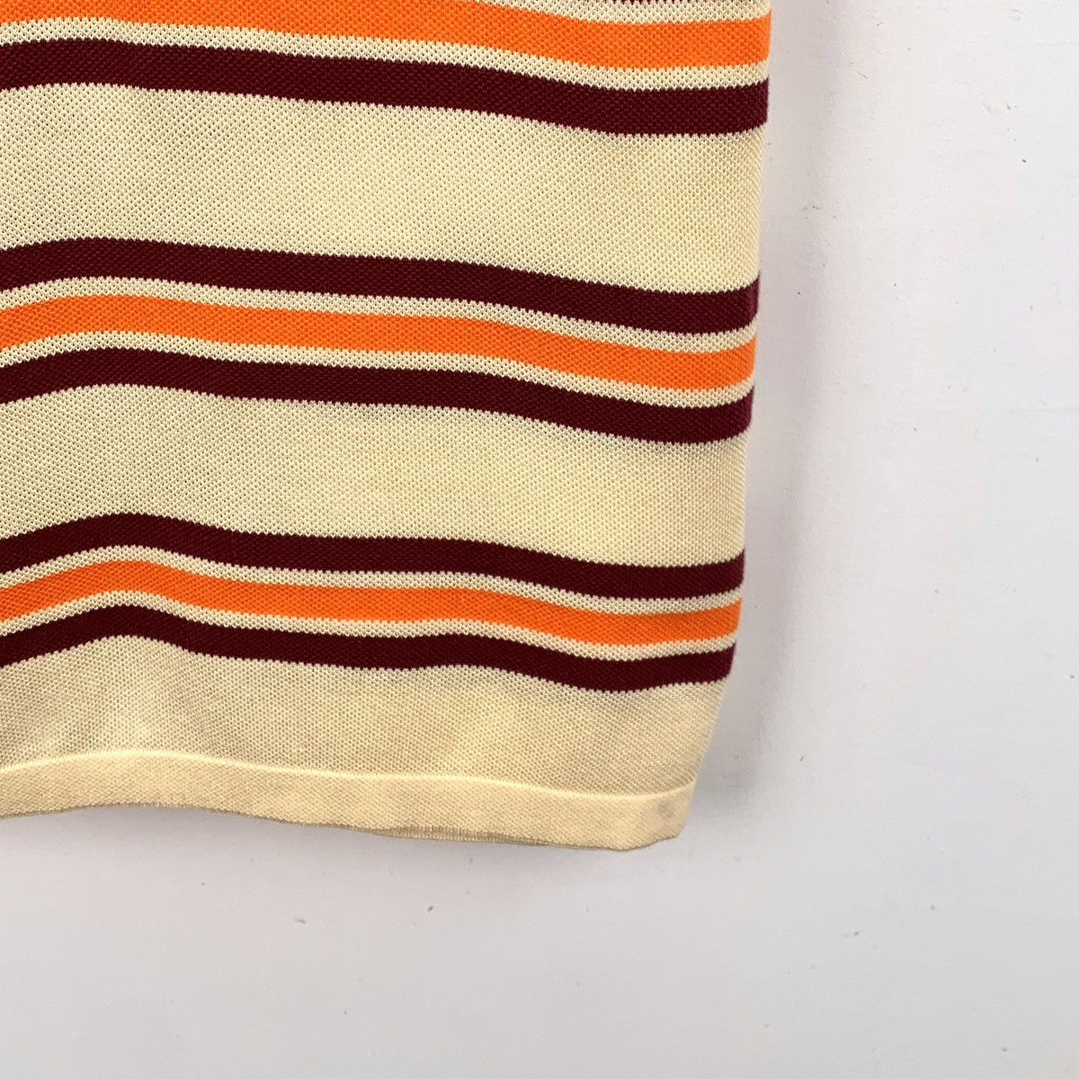 Miu Miu Miu Miu Striped Lapel Short Sleeve Knit Dress K26WX Size S / US 4 / IT 40 - 4 Thumbnail