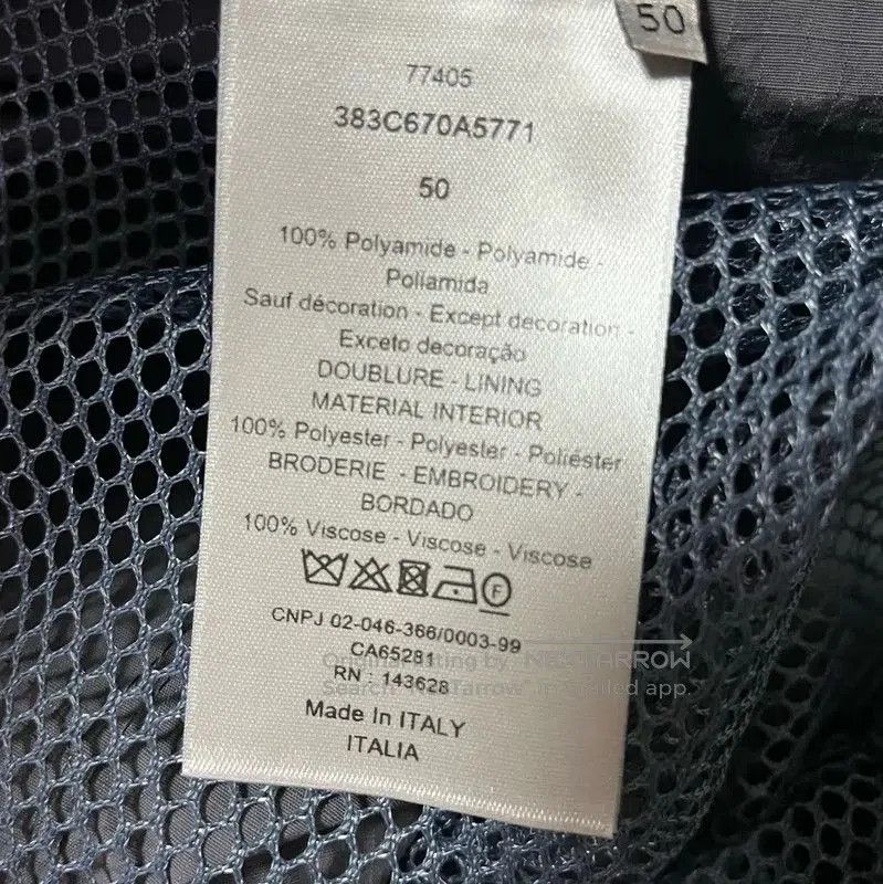 Dior Dior Summer Navy Leather Men's T-shirt . Size US L / EU 52-54 / 3 - 6 Thumbnail
