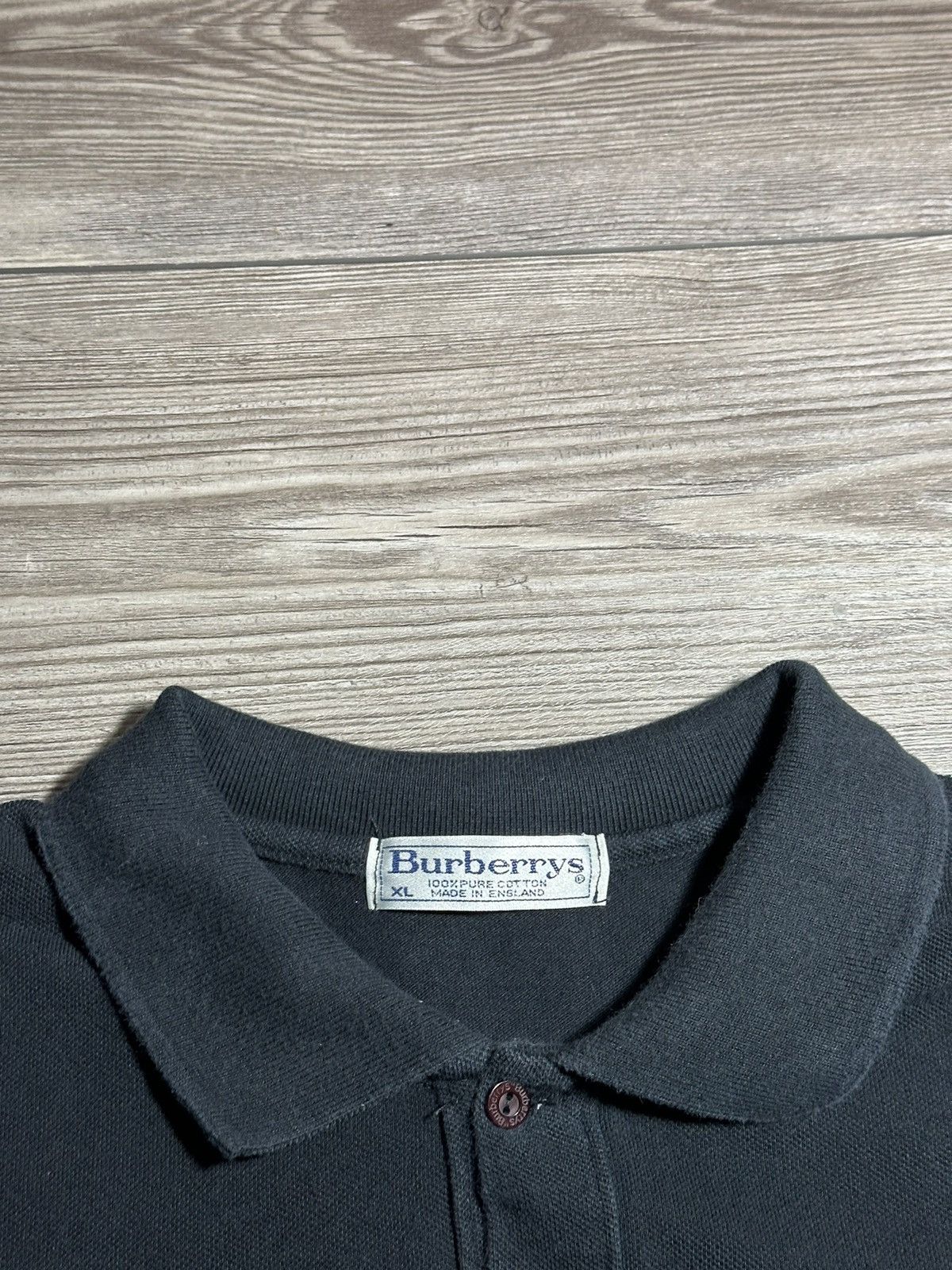 Burberry Vintage 90’s Burberrys Polo Shirt Size US L / EU 52-54 / 3 - 3 Thumbnail