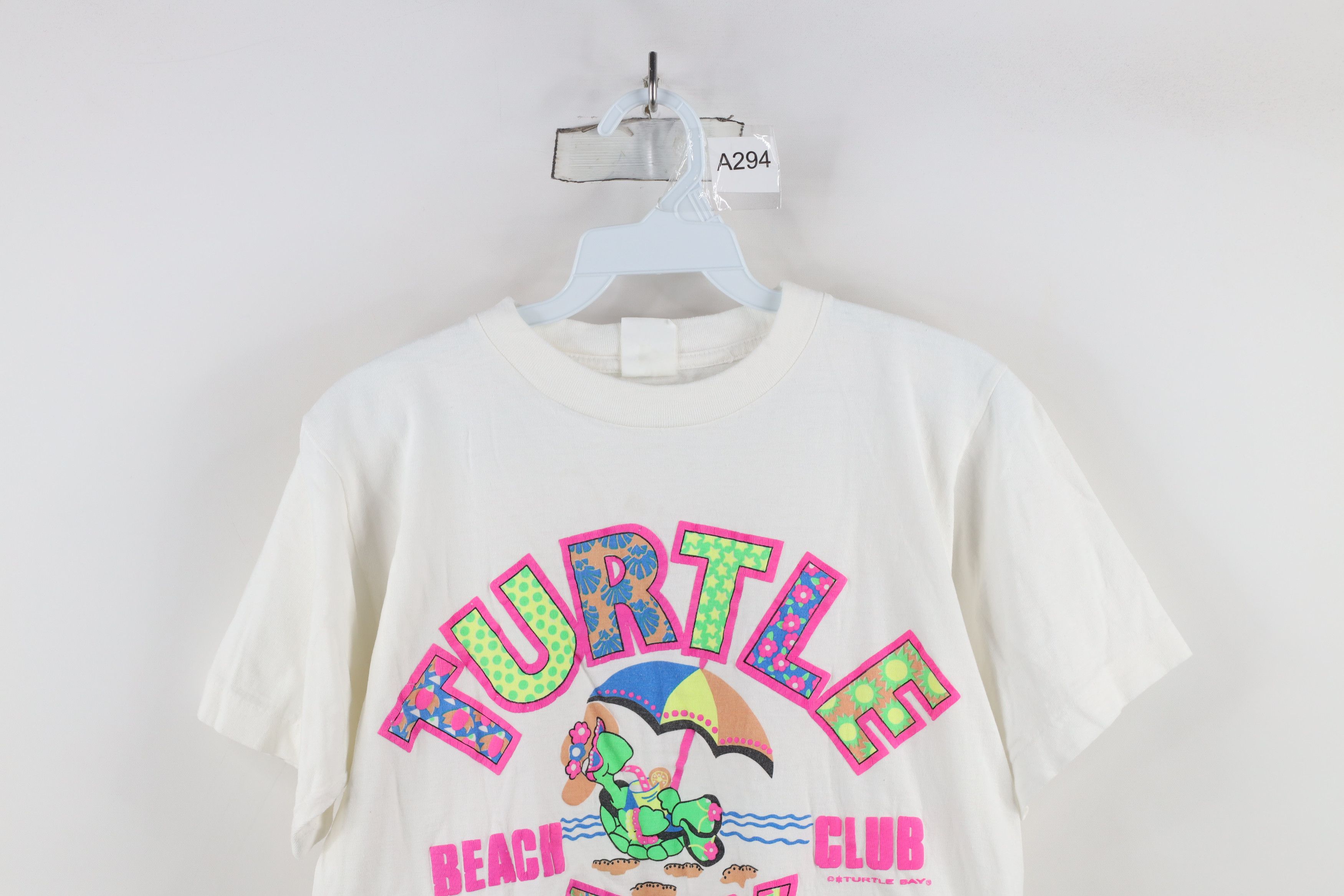 Vintage Vintage 90s Streetwear Bay Beach Club Short Sleeve T-Shirt Size M / US 6-8 / IT 42-44 - 2 Thumbnail