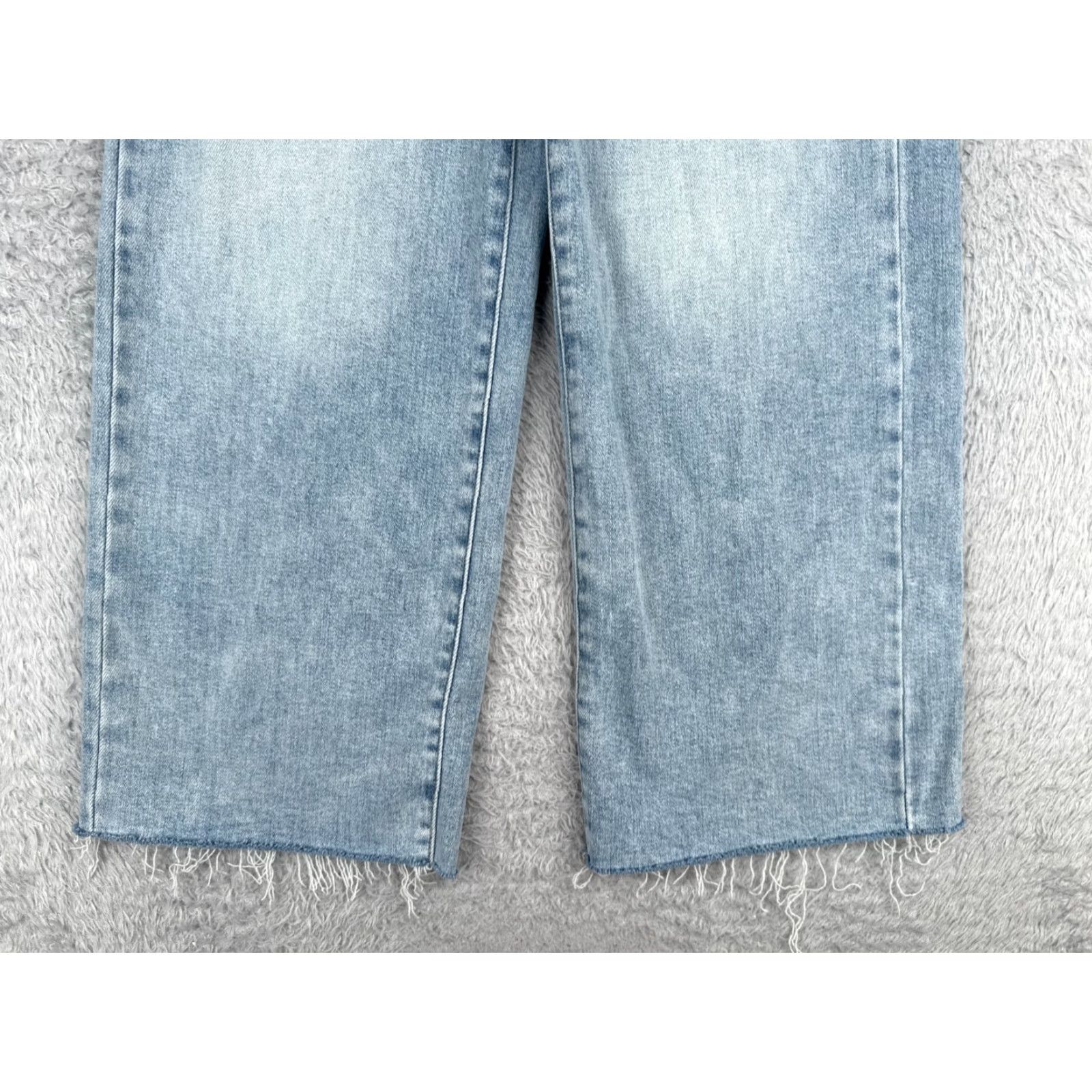 Vintage Idyllwind Jeans Women 26 Blue Denim Wide Leg Mid Rise 26x26 Flared Stretch Vintage No Size 26" / US 2 / IT 38 - 2 Thumbnail