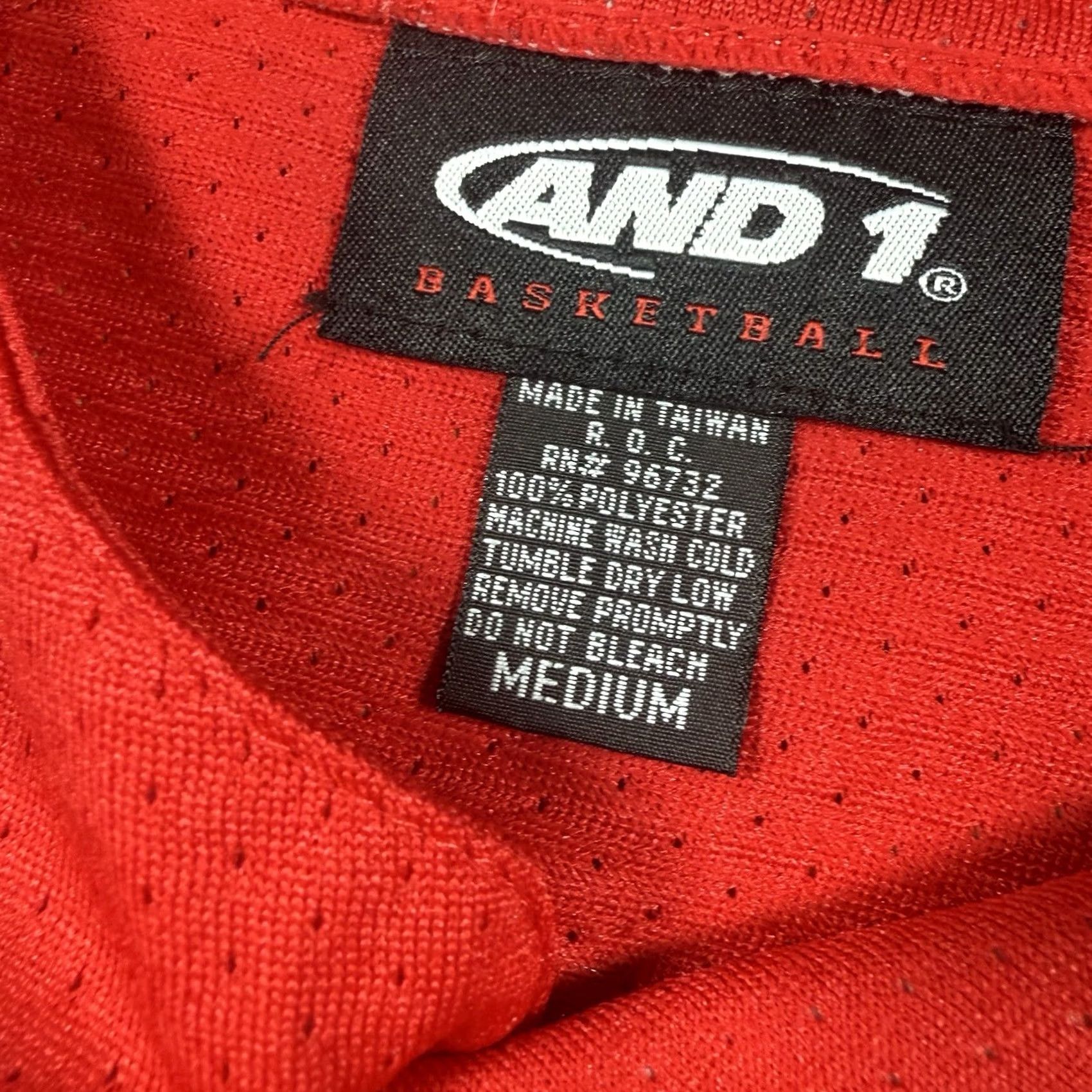 Vintage VINTAGE AND1 Basketball Jersey Mens Medium Stitched Button 90'S Y2K Size US M / EU 48-50 / 2 - 6 Thumbnail