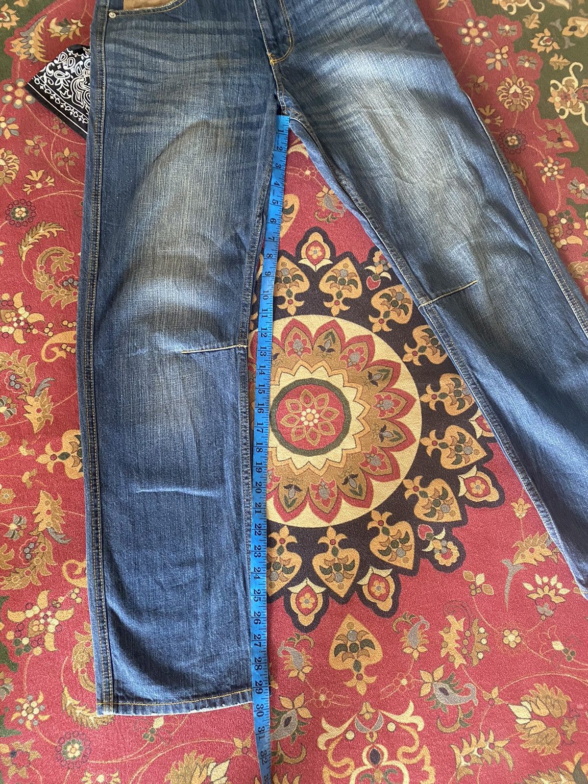 Japanese Brand Vintage MRT Rappers Design Style Denim Size US 29 - 19 Thumbnail