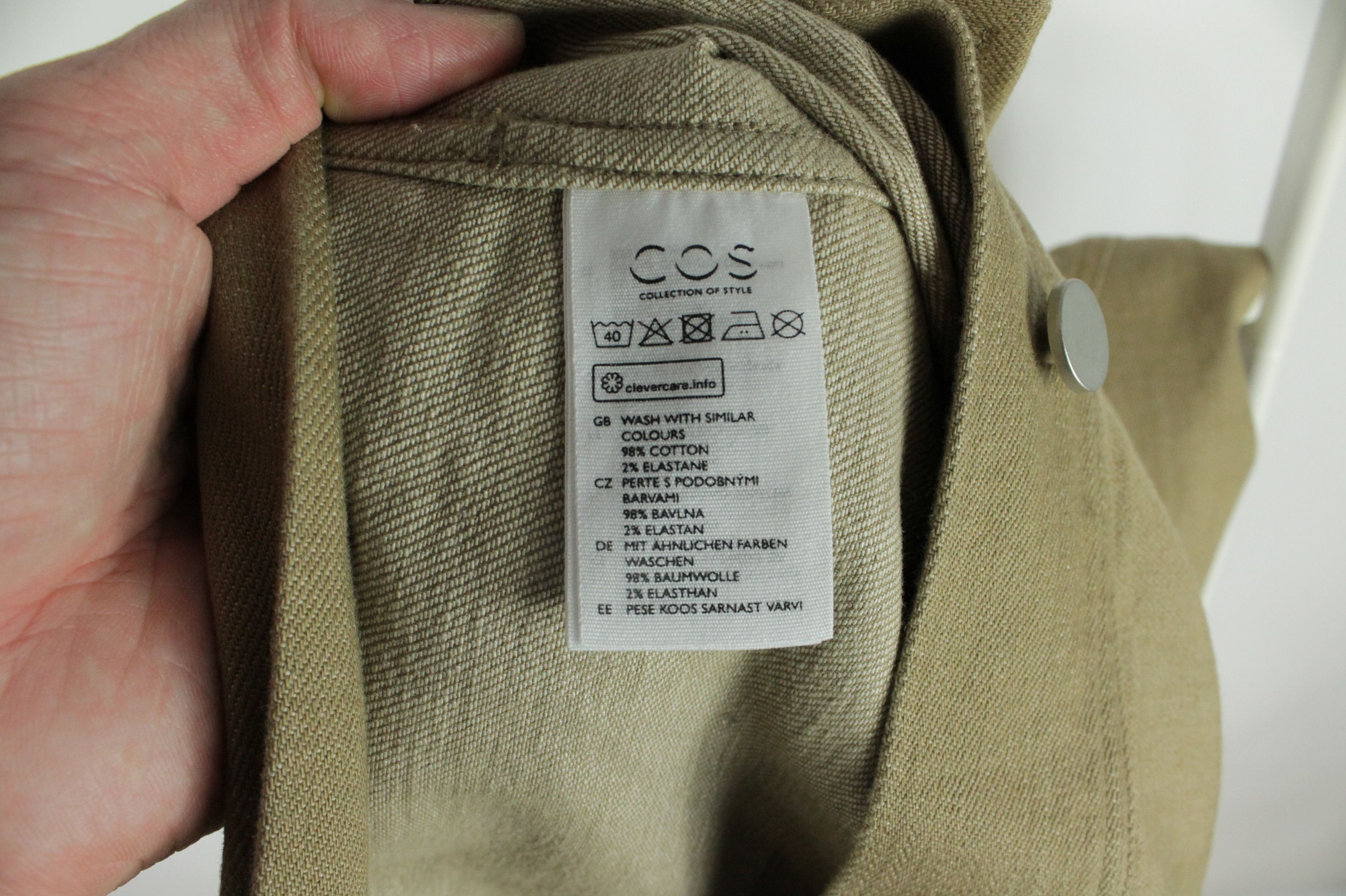 Cos COS Relaxed Fit Two-pocket Denim Jacket Size US S / EU 44-46 / 1 - 9 Thumbnail