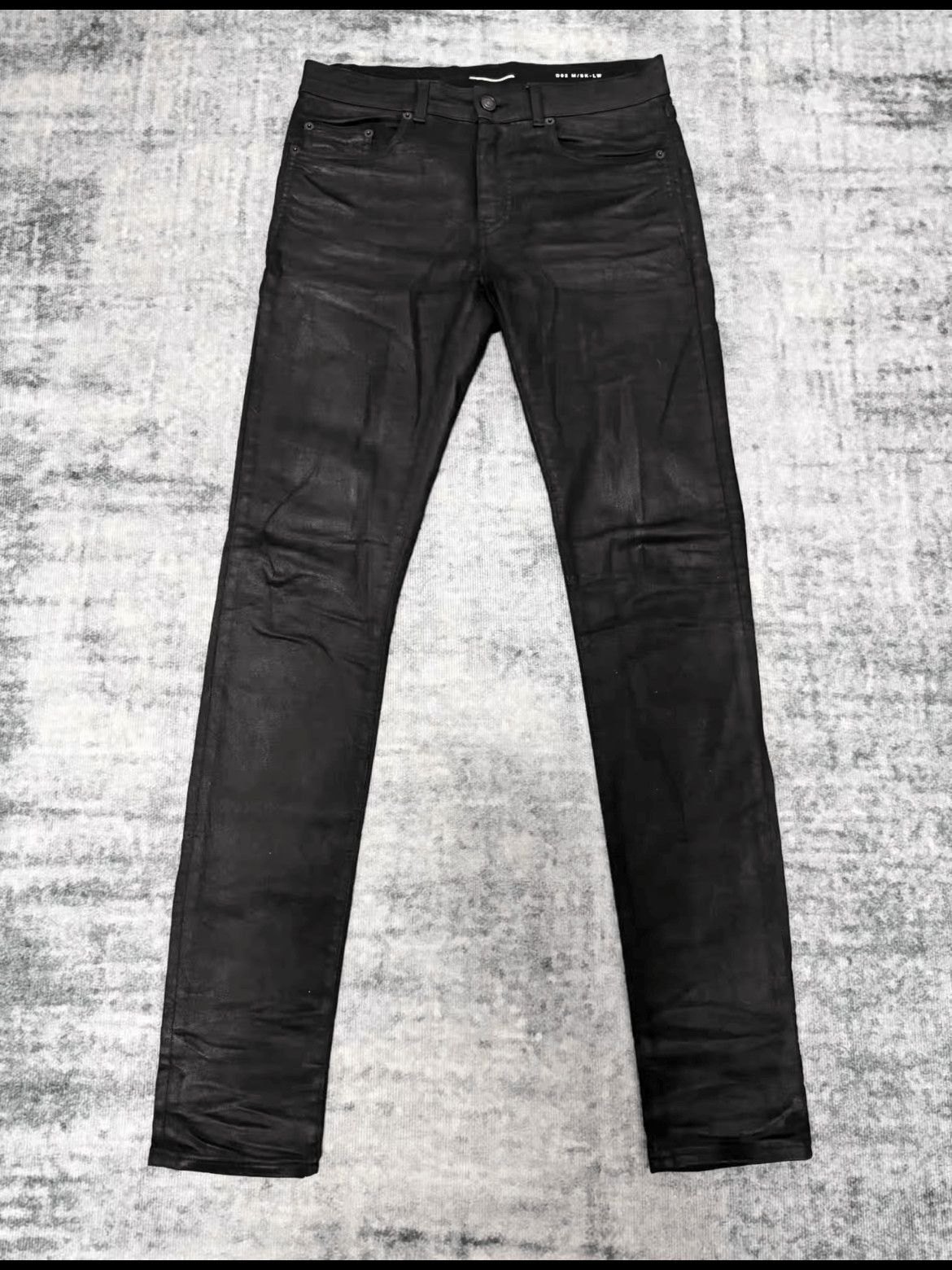 Saint Laurent Paris Saint Laurent Paris 18AW Waxed Denim-2508 Size US 30 / EU 46 - 1 Thumbnail