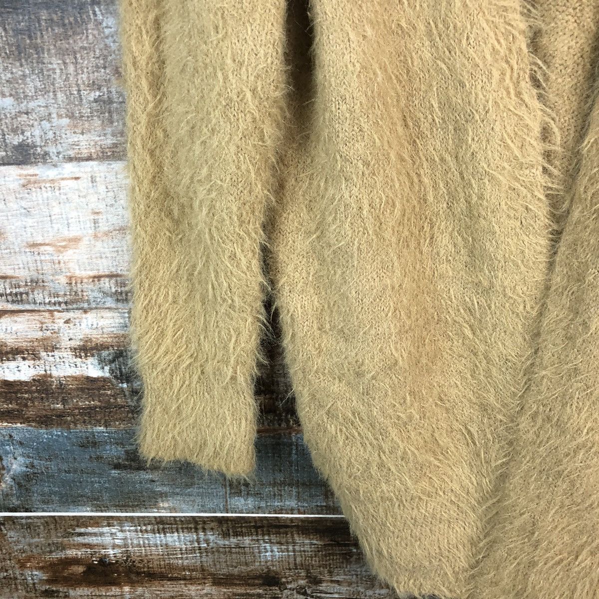LOWRYS FARM Lowrys Farm Brown Cardigan mohair fur shaggy Knitwear #A1317 Size M / US 6-8 / IT 42-44 - 7 Thumbnail