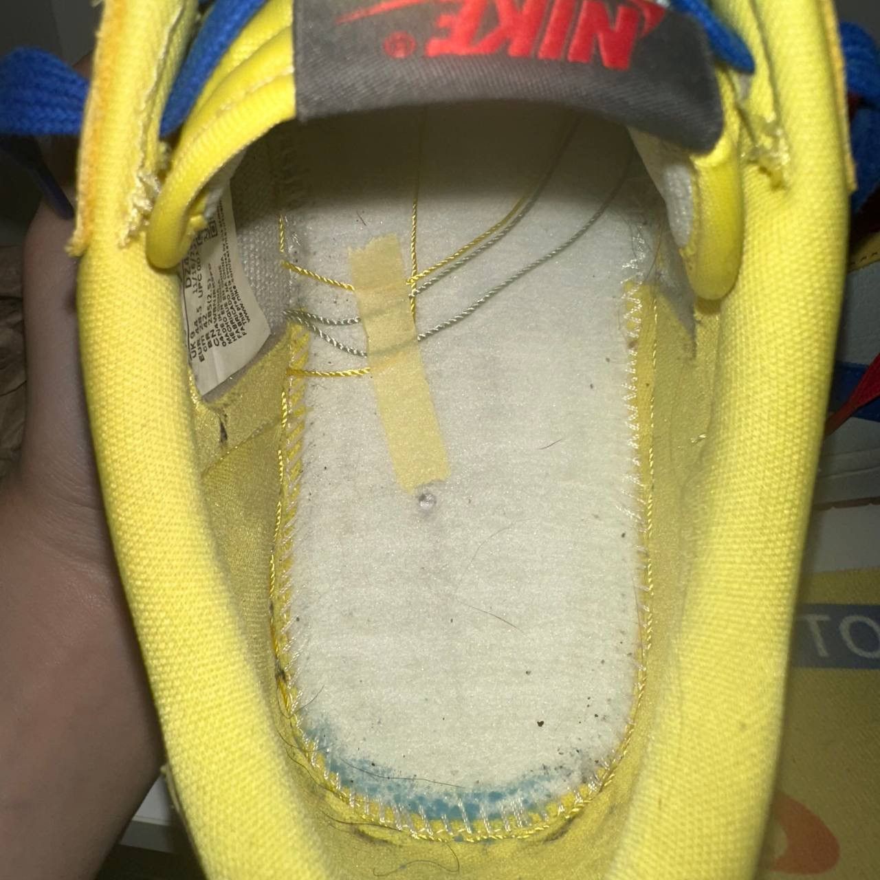 Nike × Travis Scott Nike Air Jordan 1 Low Retro X Travis Scott Canary Size US 11.5 / EU 44-45 - 7 Thumbnail