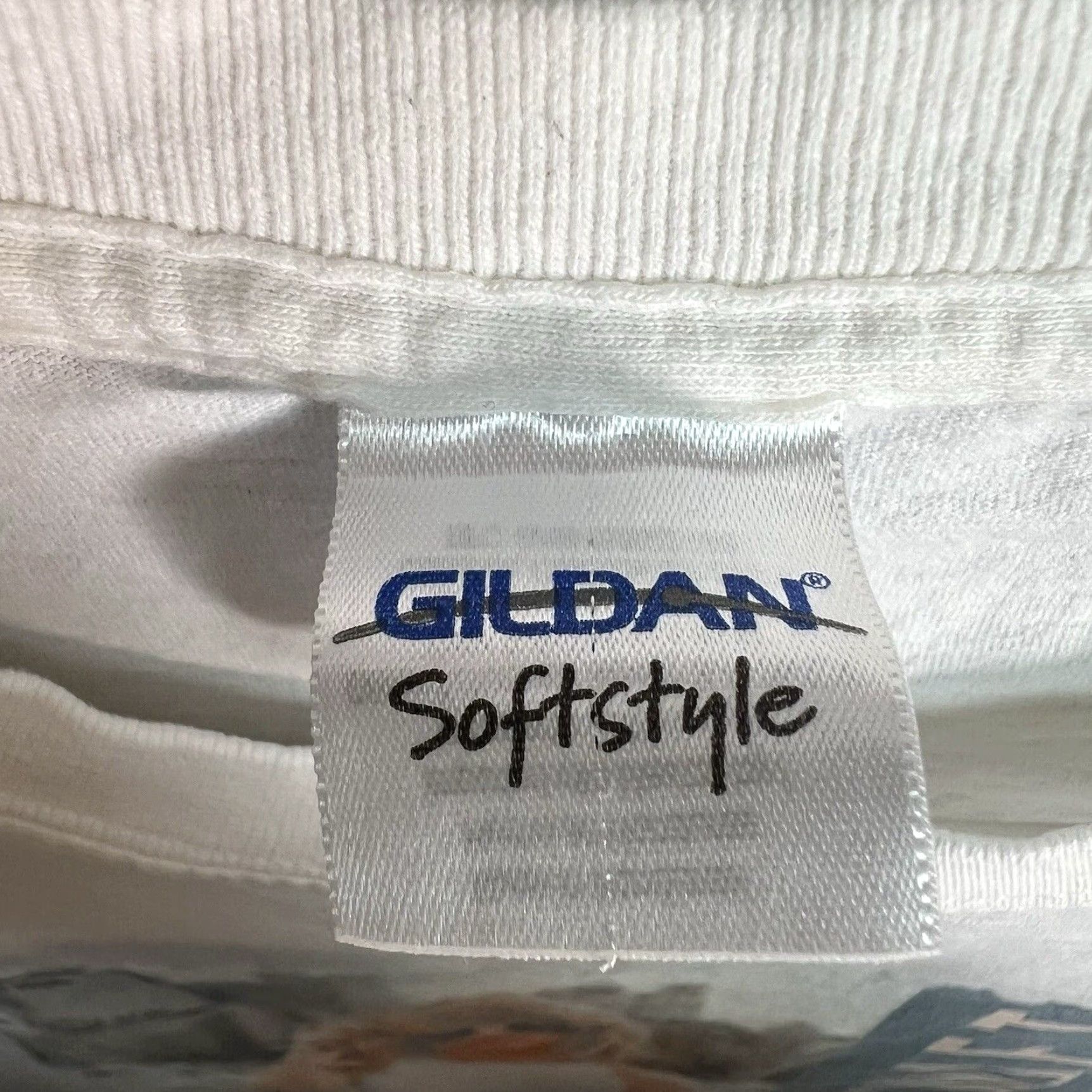Gildan VINTAGE Taylor Swift Eras Tour T-Shirt Women Large White Concert Merch, 2020s Size L / US 10 / IT 46 - 5 Thumbnail