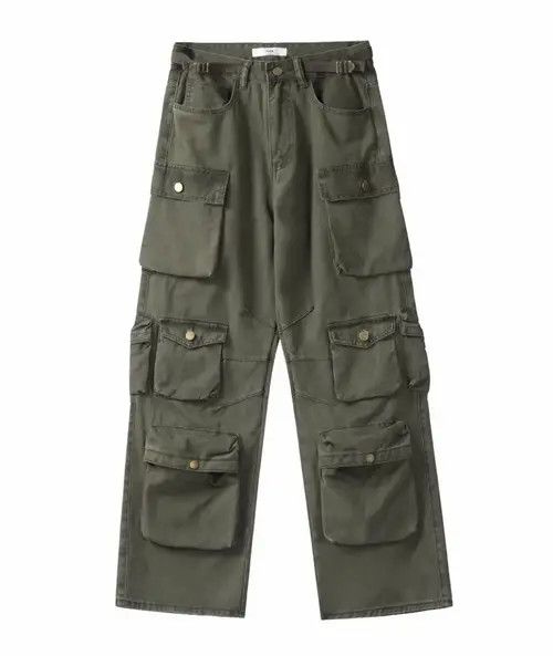 Japanese Brand Minami x Kaori Utility grunge multi pocket cargo pants Size US 28 / EU 44 - 5 Thumbnail