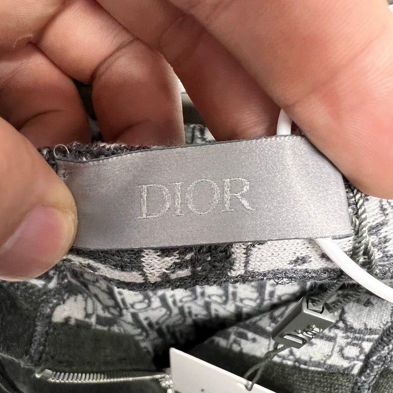Dior Dior Lining Oblique old flower wool blended cardigan zippe Size US XS / EU 42 / 0 - 3 Thumbnail