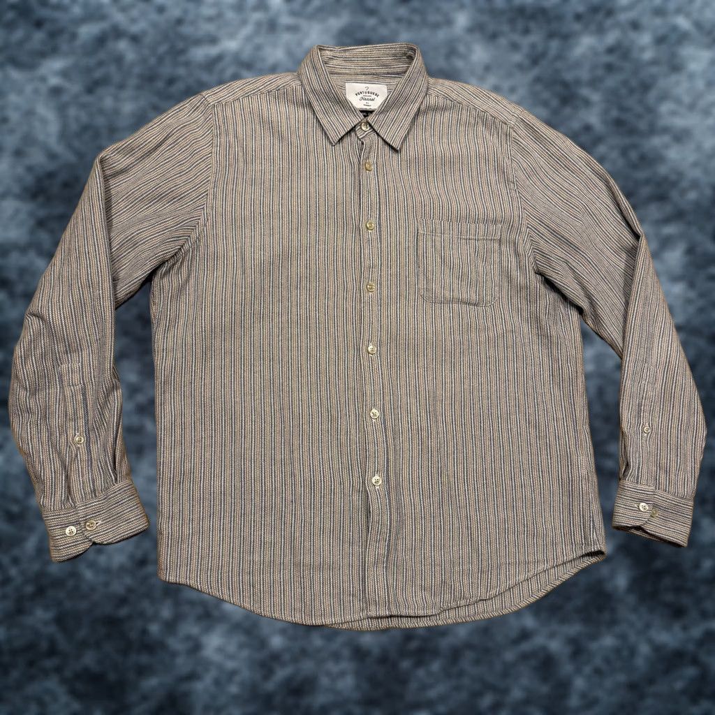 Portuguese Flannel VINTAGE Portuguese Flannel Shirt Men’s XL Long Sleeve Cotton Made In Portugal Size US XL / EU 56 / 4 - 1 Thumbnail