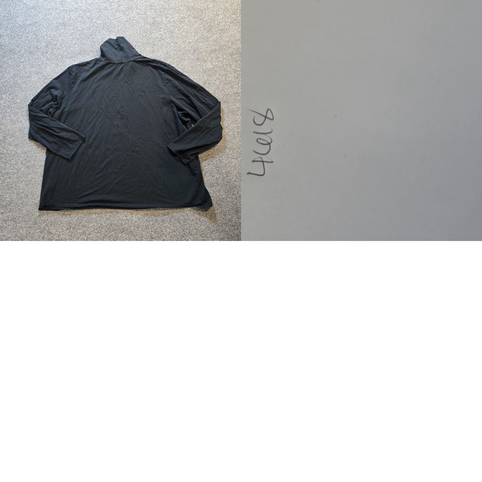 J. Jill J. Jill Top Womens 3X Black Relaxed Turtleneck Long Sleeve Casual Capsule Shirt Womens Size XXL / US 16-18 / IT 52-54 - 8 Thumbnail