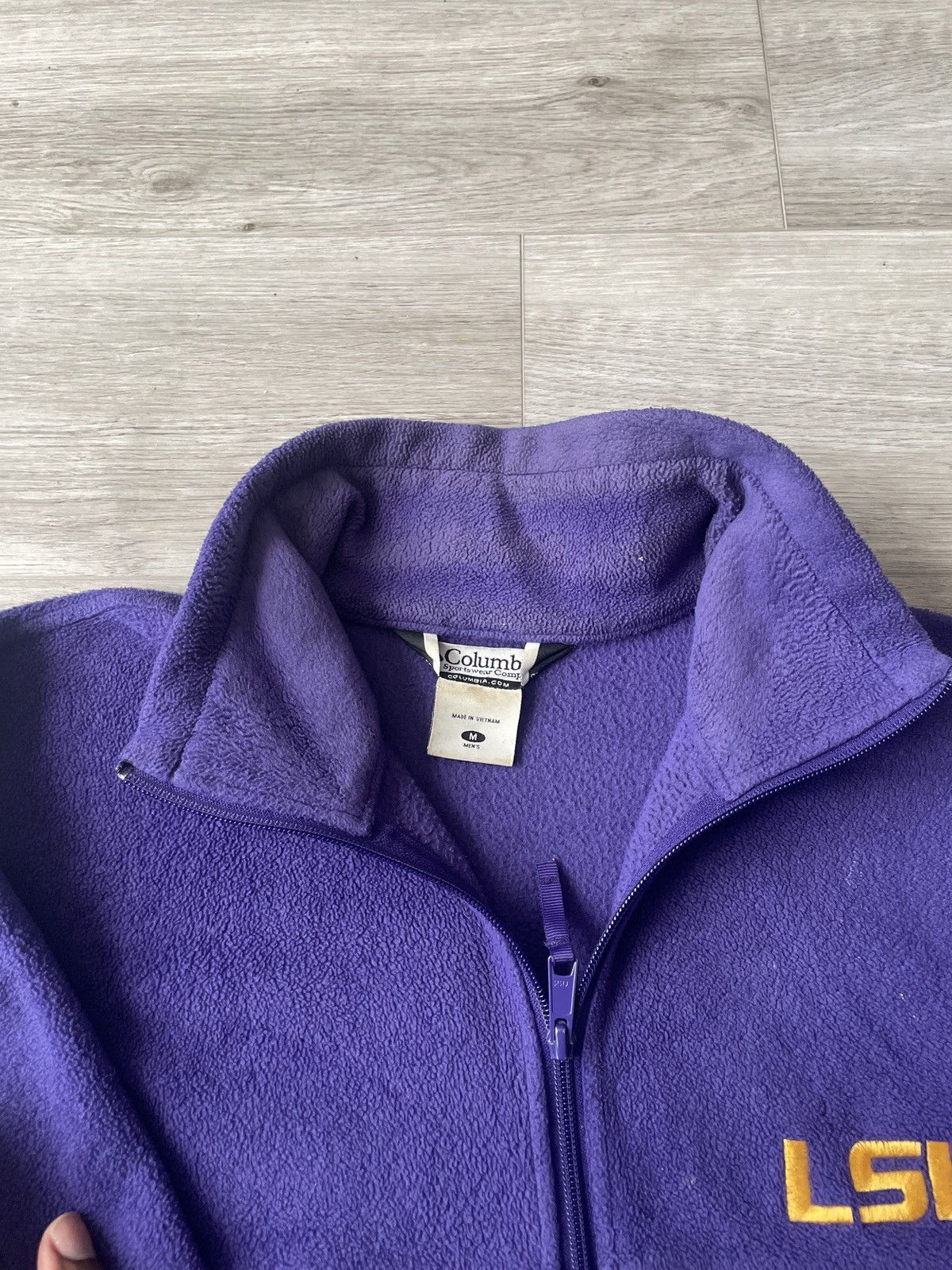 Columbia × Vintage Early 2000s LSU Columbia fleece Size US M / EU 48-50 / 2 - 5 Thumbnail