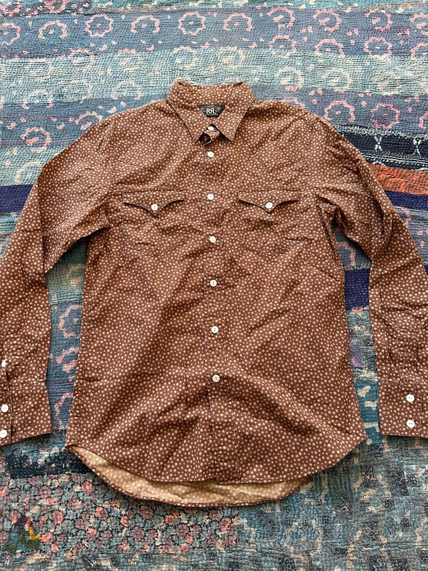 RRL Ralph Lauren RRL Star Patterned Shirt Size US M / EU 48-50 / 2 - 1 Thumbnail
