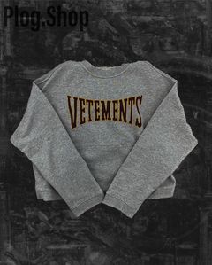 Vetements reversible 2024 hoodie grey