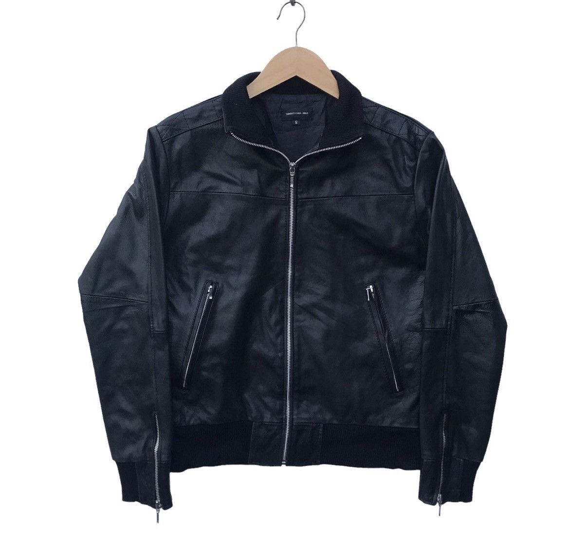 Japanese Brand Japan Designer Shimokitazawa Ringo Leather Jacket Size US S / EU 44-46 / 1 - 1 Thumbnail