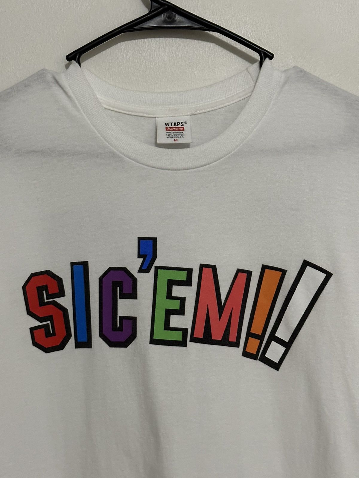 Supreme × Wtaps Supreme WTAPS Sic’Em! Tee Size US M / EU 48-50 / 2 - 2 Thumbnail