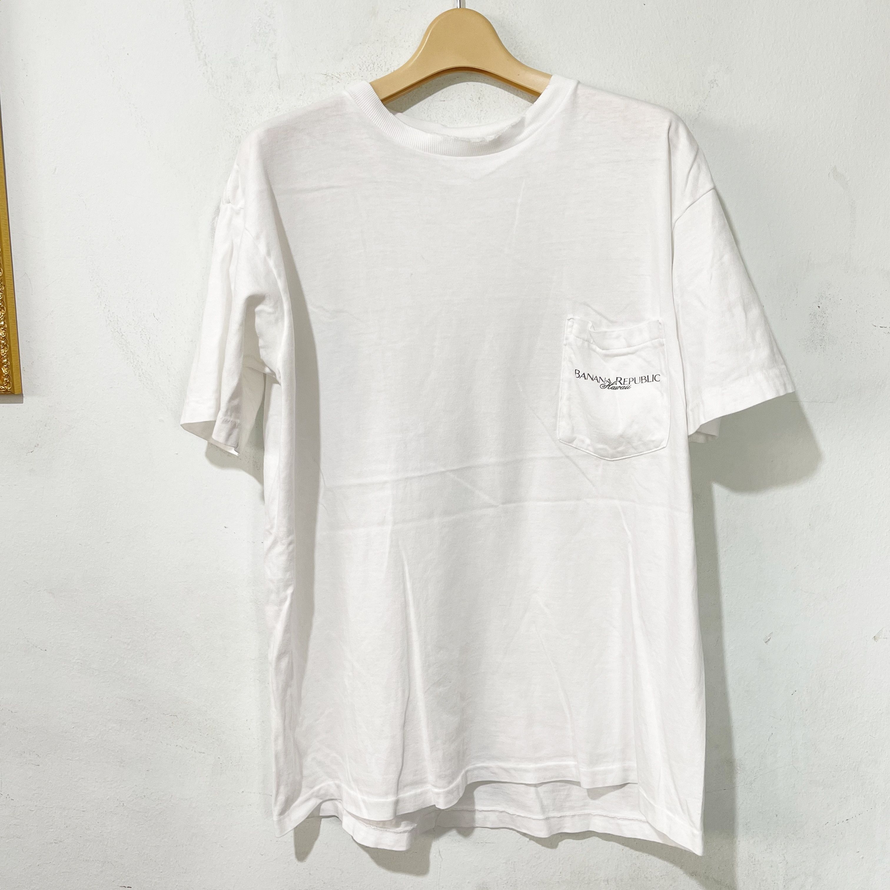 Banana Republic Vintage 90s Banana Republic Windward Passage Pocket Tee Size US M / EU 48-50 / 2 - 2 Thumbnail