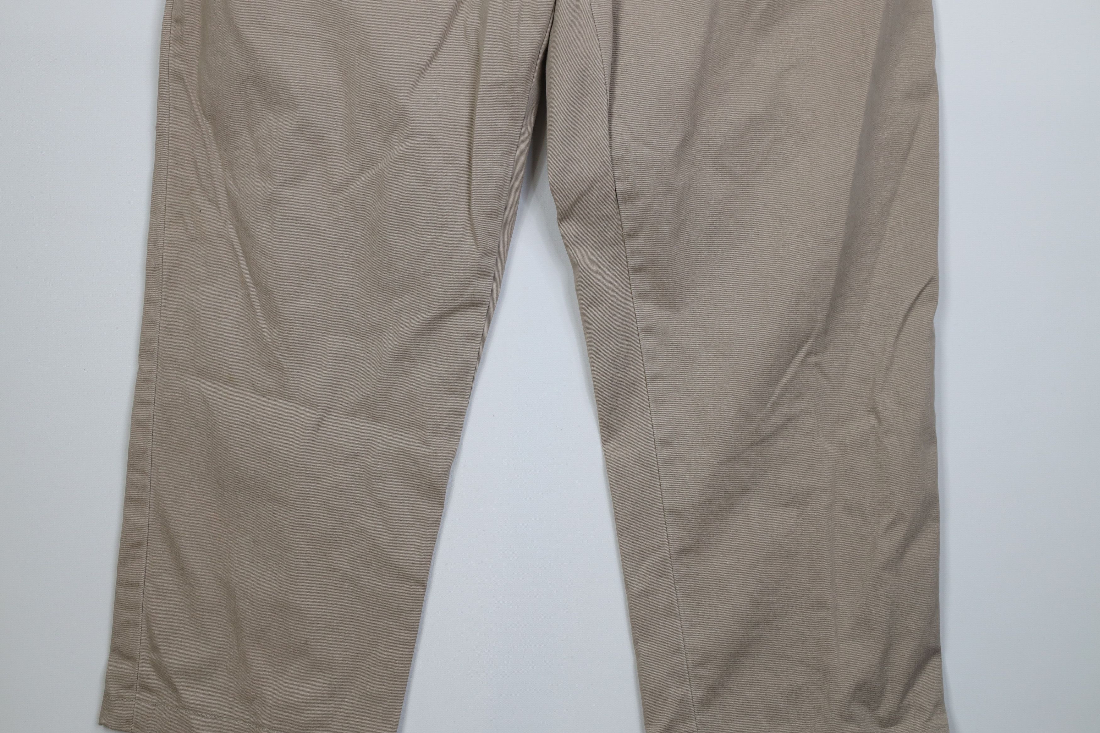 Ralph Lauren Vinage 90s Ralph Lauren Wide Leg Chino Pants Beige Cotton Size US 36 / EU 52 - 3 Thumbnail