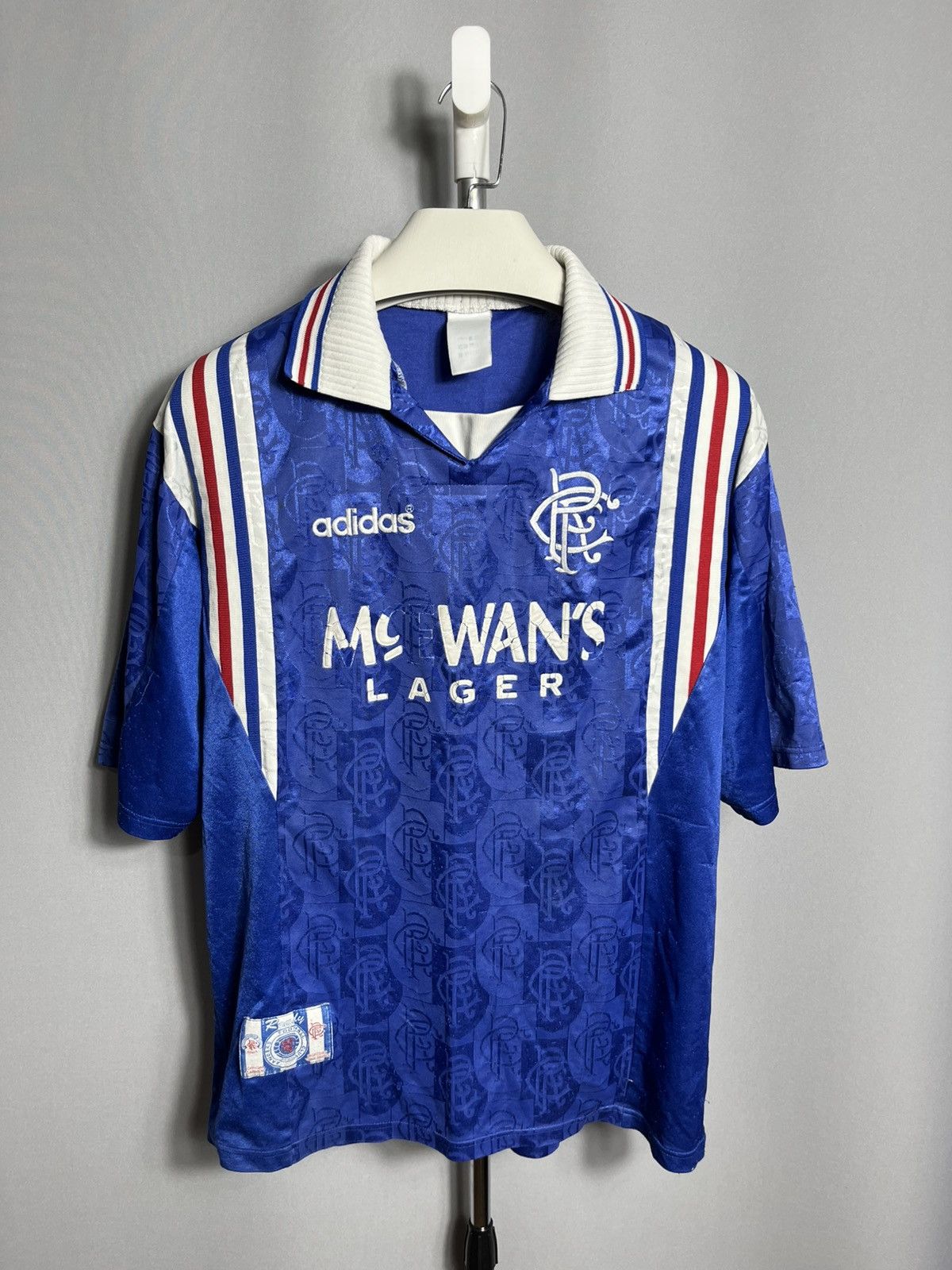 Adidas RANGERS 1996 1997 HOME FOOTBALL SHIRT SOCCER JERSEY ADIDAS Size US L / EU 52-54 / 3 - 1 Thumbnail