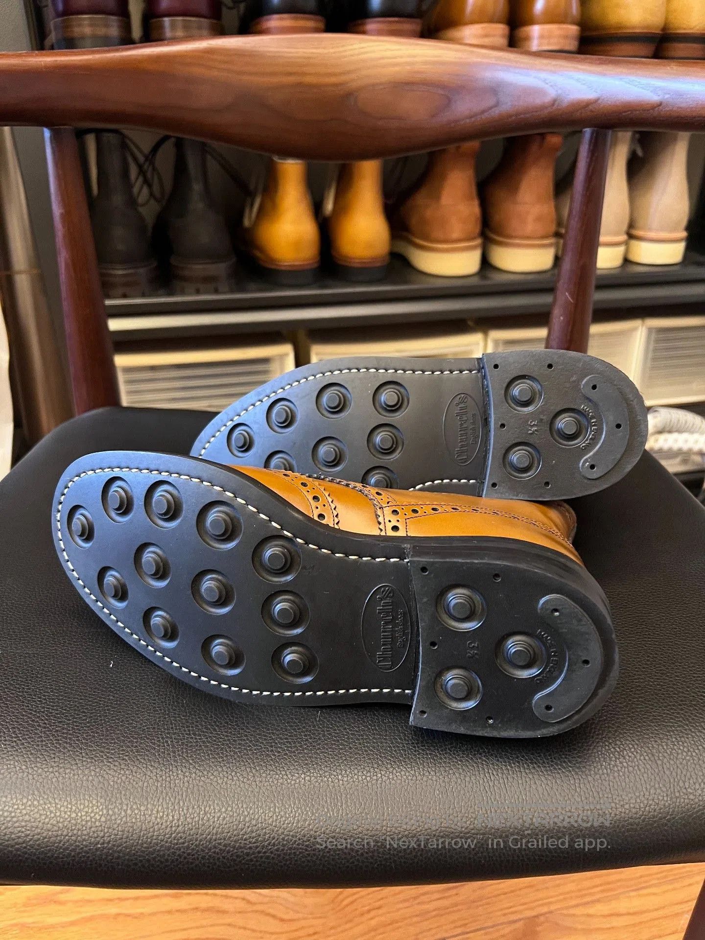 Church's Church's Women's Carved Derby Boots. Size US 7.5 / IT 37.5 - 5 Thumbnail